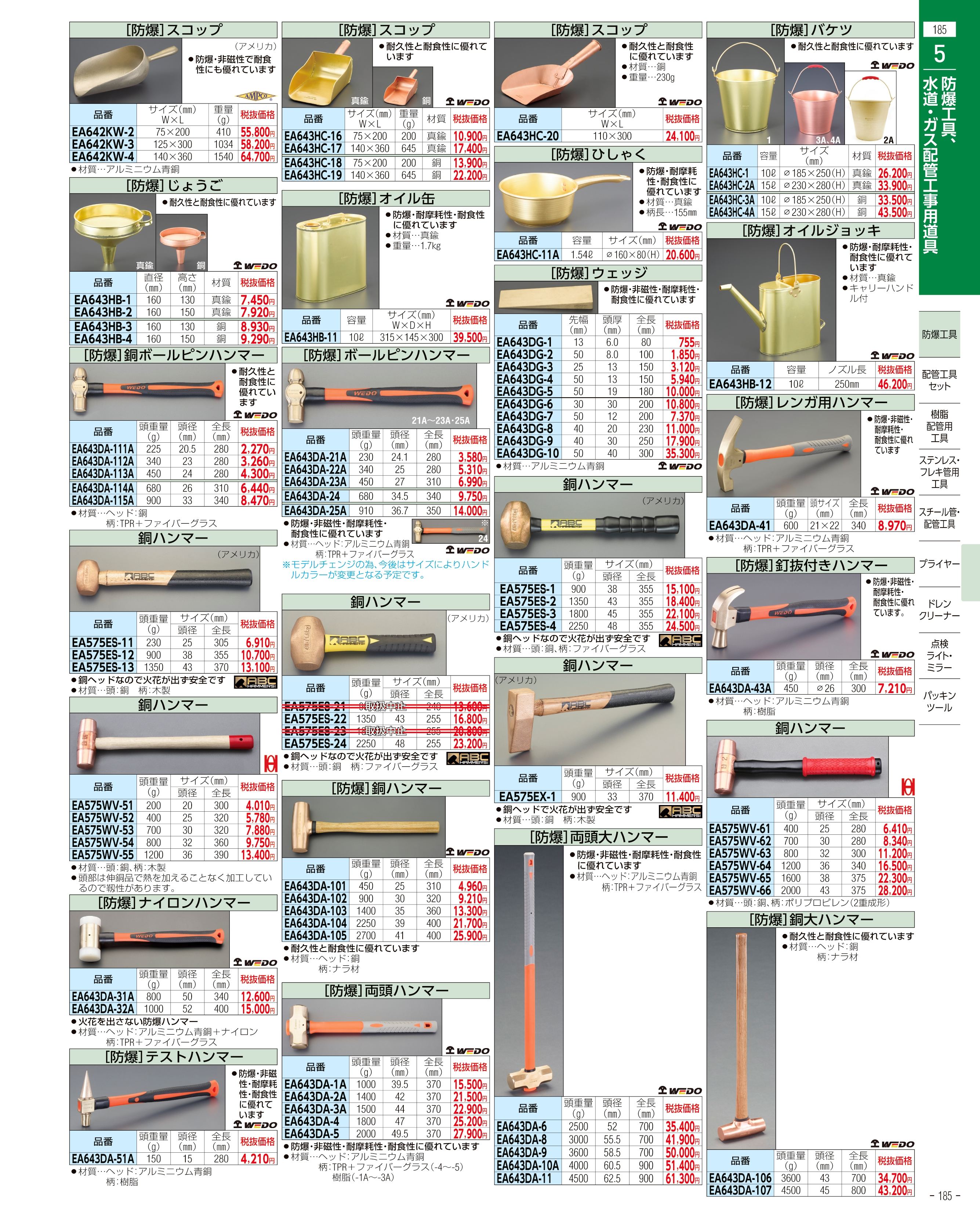 エスコ便利カタログ表紙