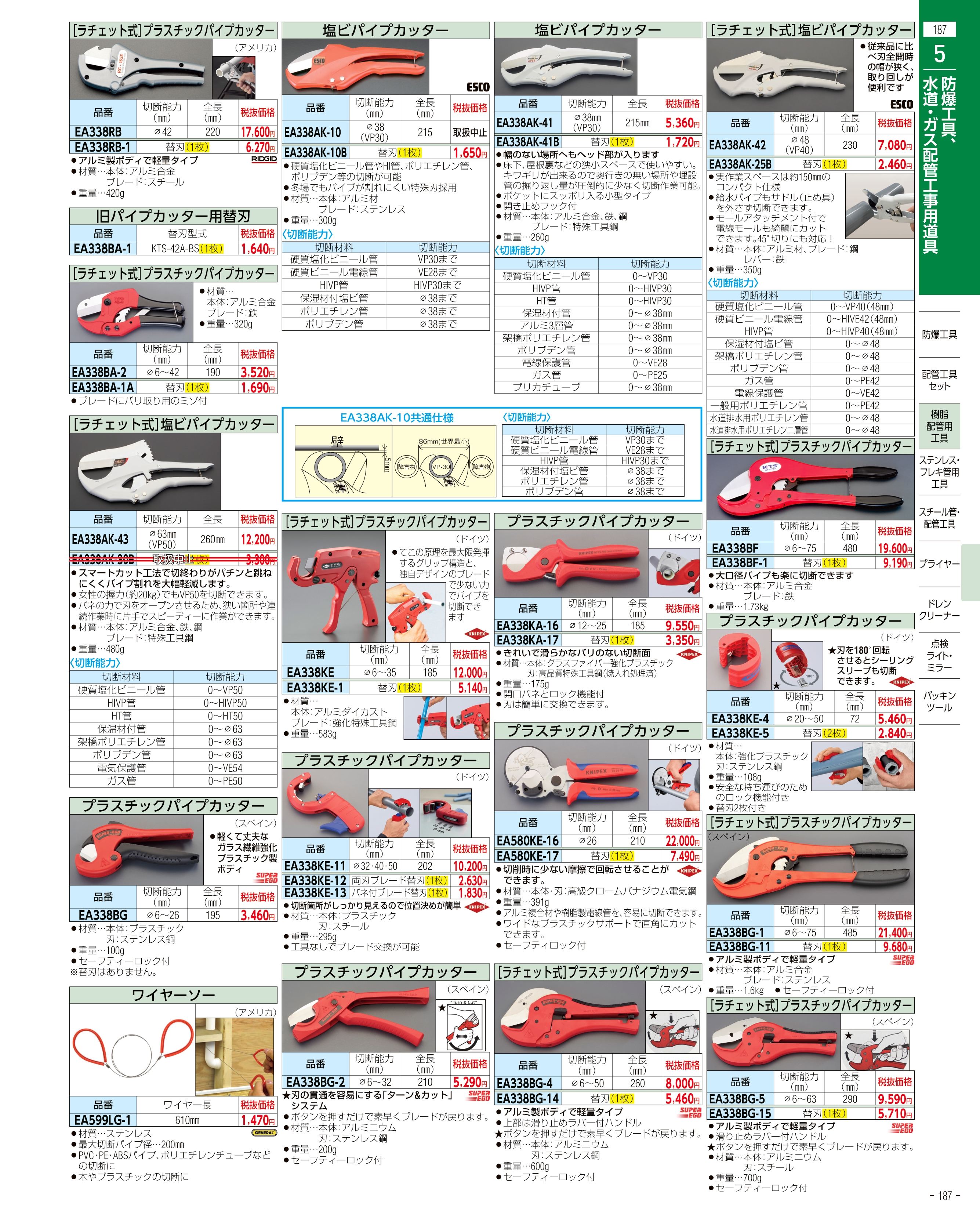 エスコ便利カタログ表紙