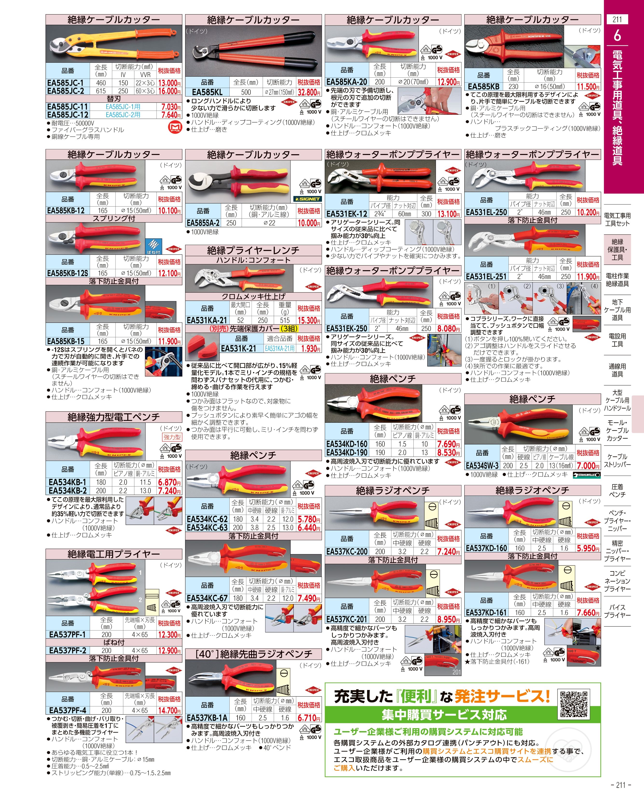 エスコ便利カタログ表紙