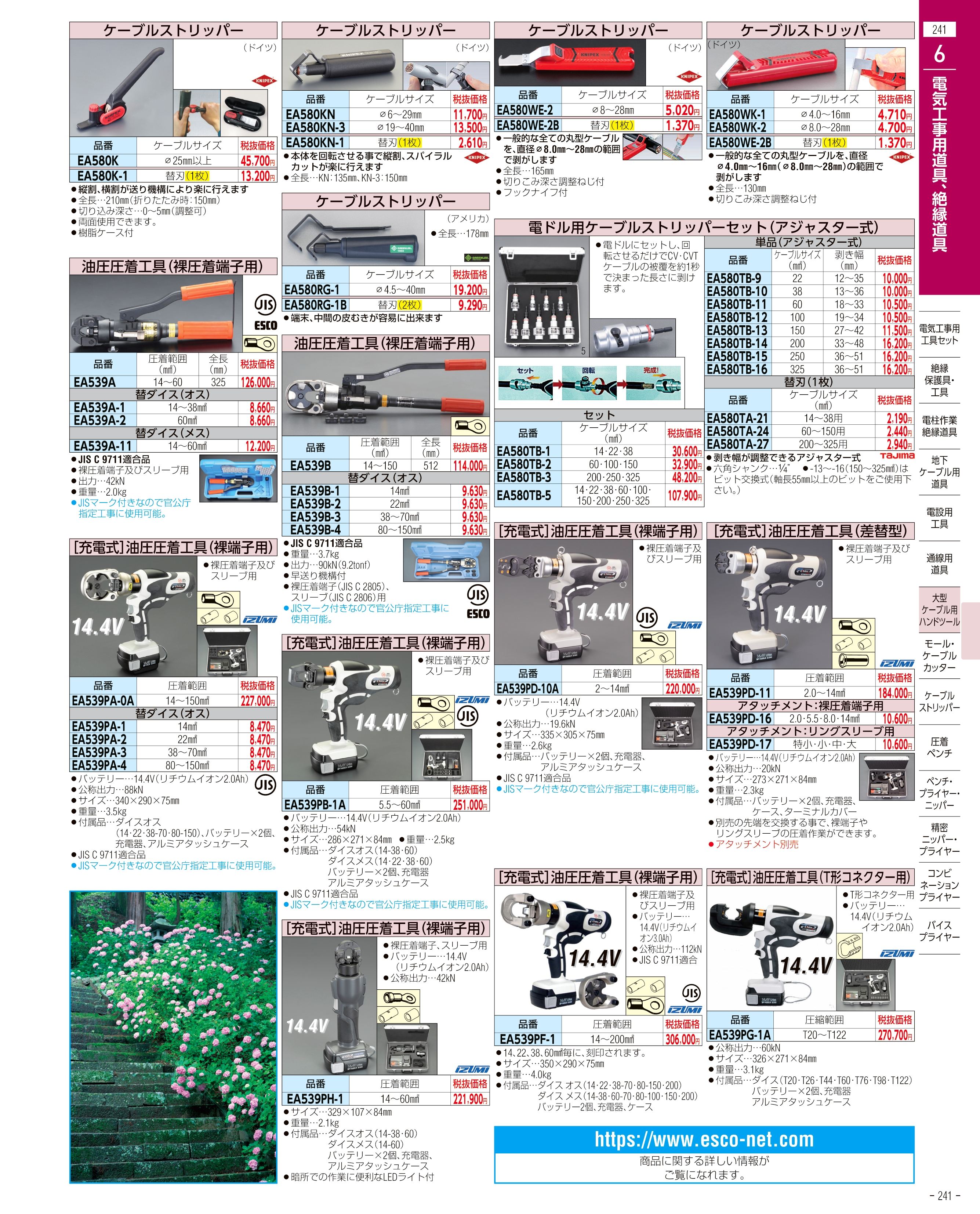 エスコ便利カタログ表紙