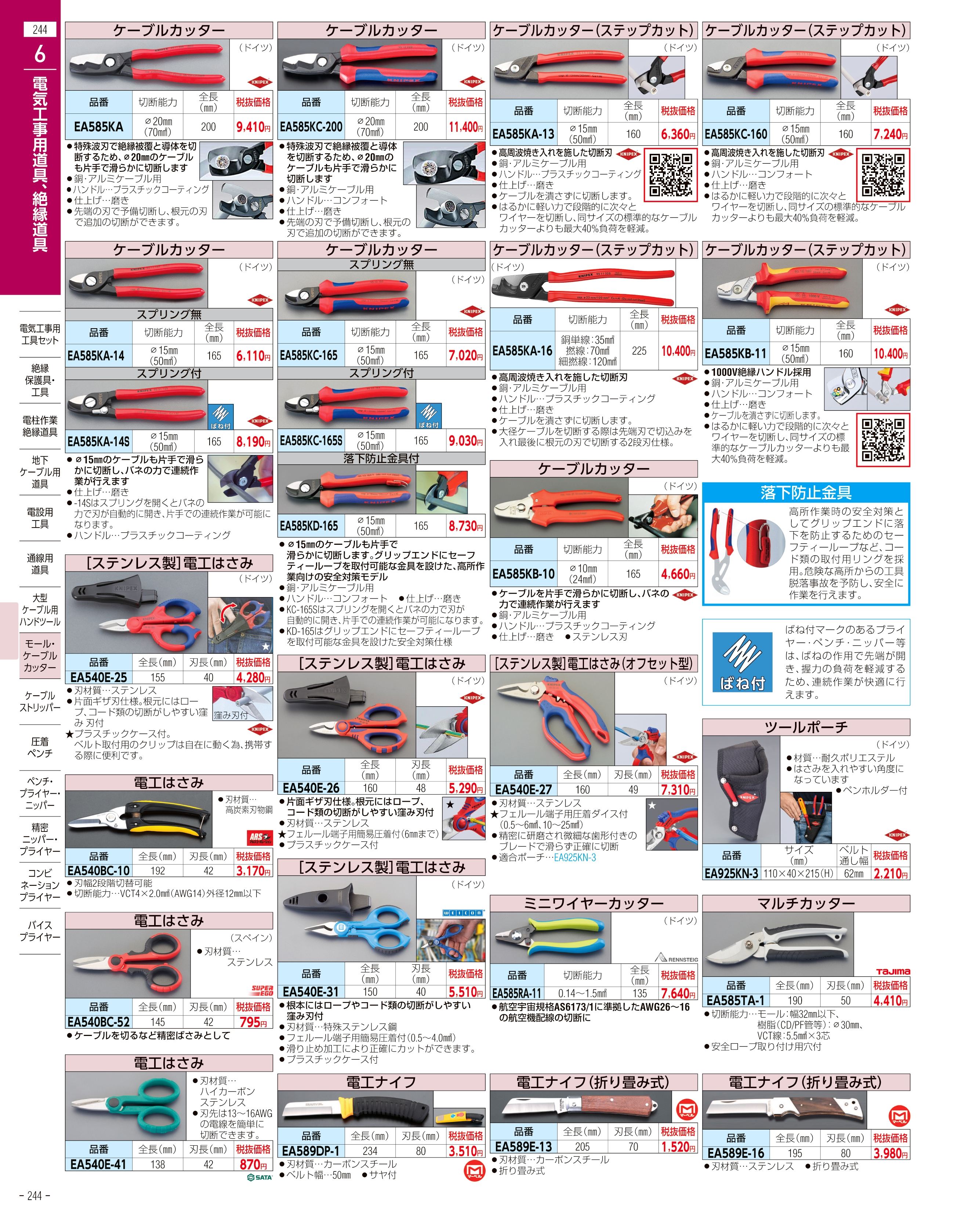 EA538L｜T11・T16 圧着ペンチ(T型ｺﾈｸﾀｰ用)のページ -