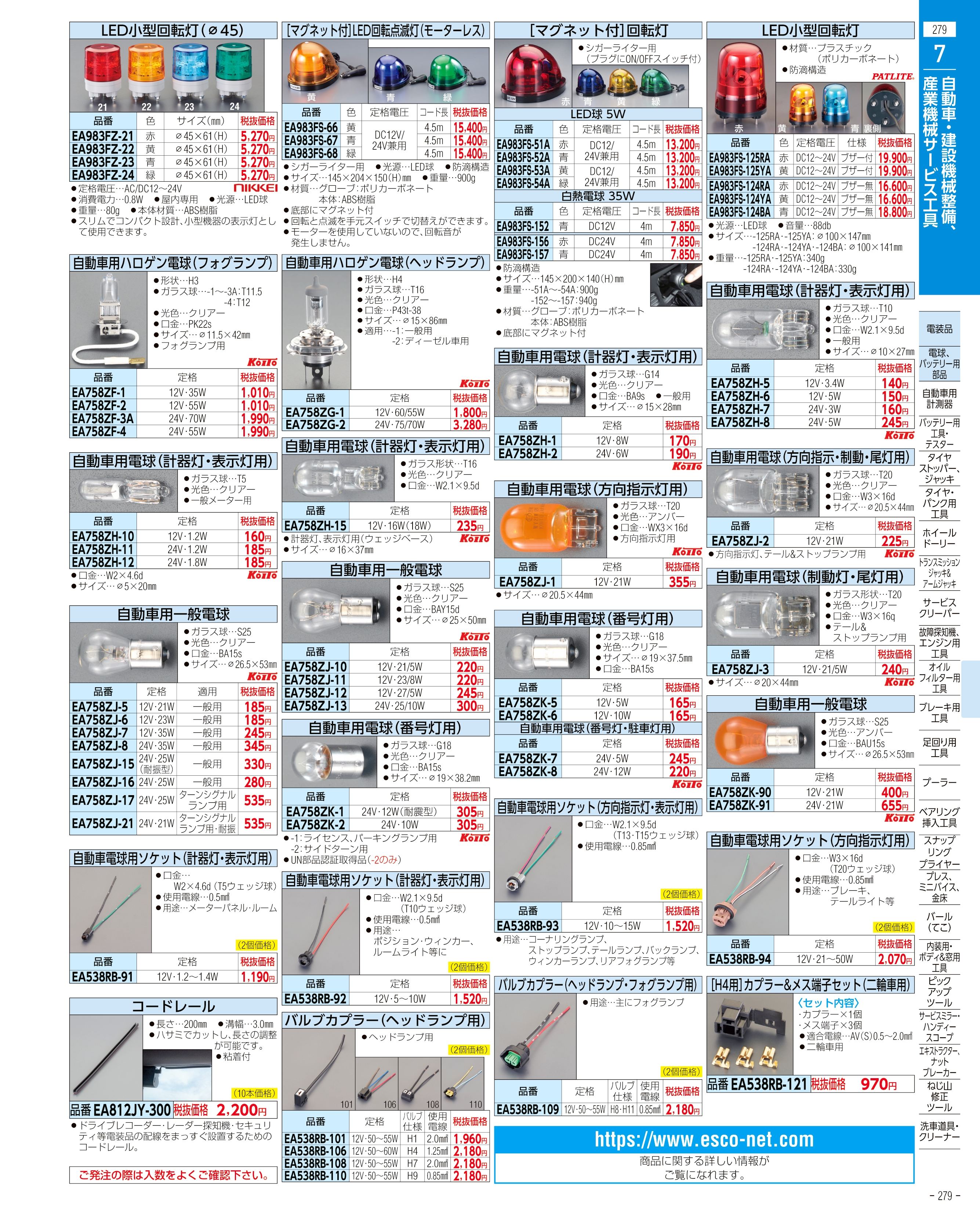 エスコ便利カタログ表紙