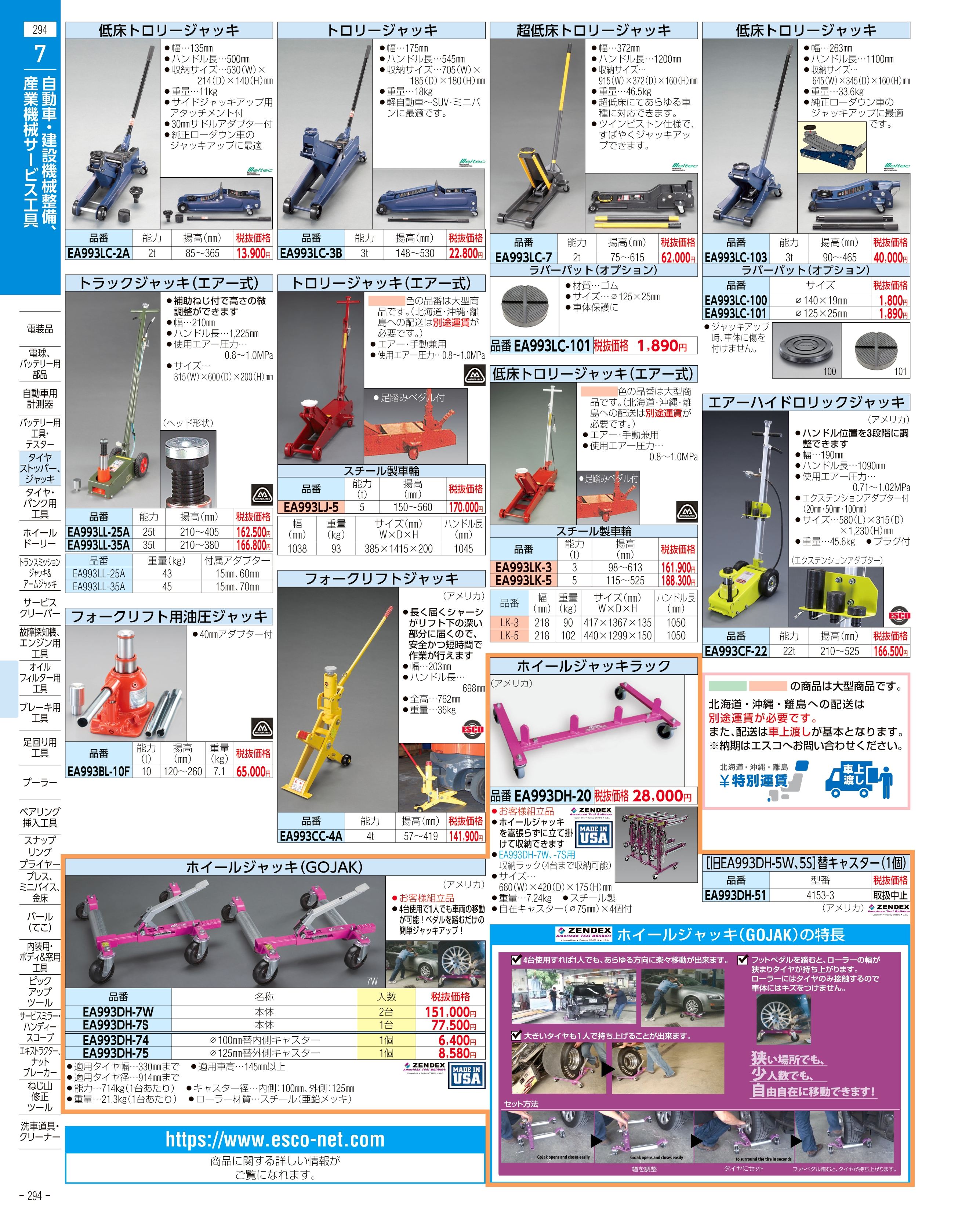 エスコ便利カタログ表紙