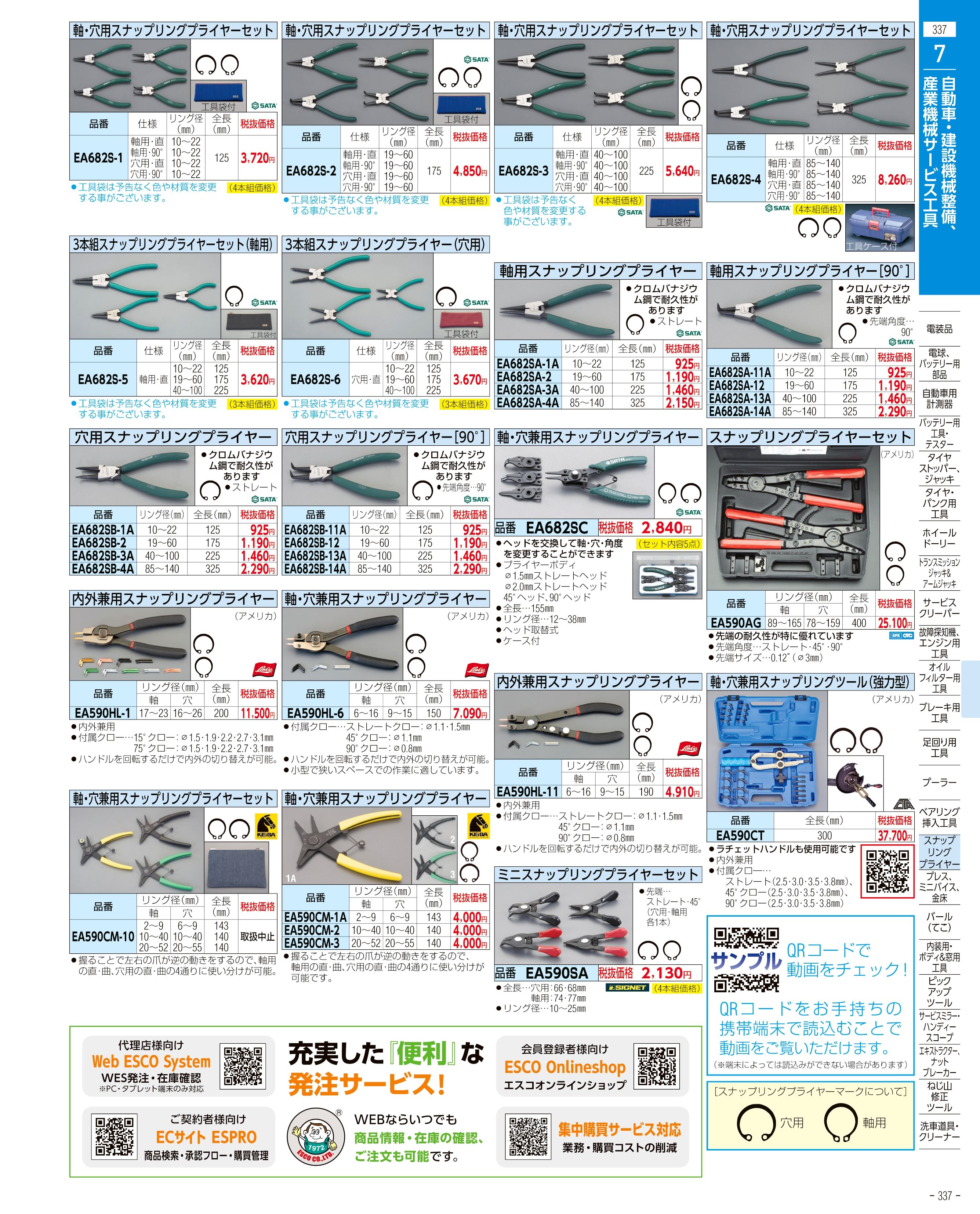 エスコ便利カタログ表紙