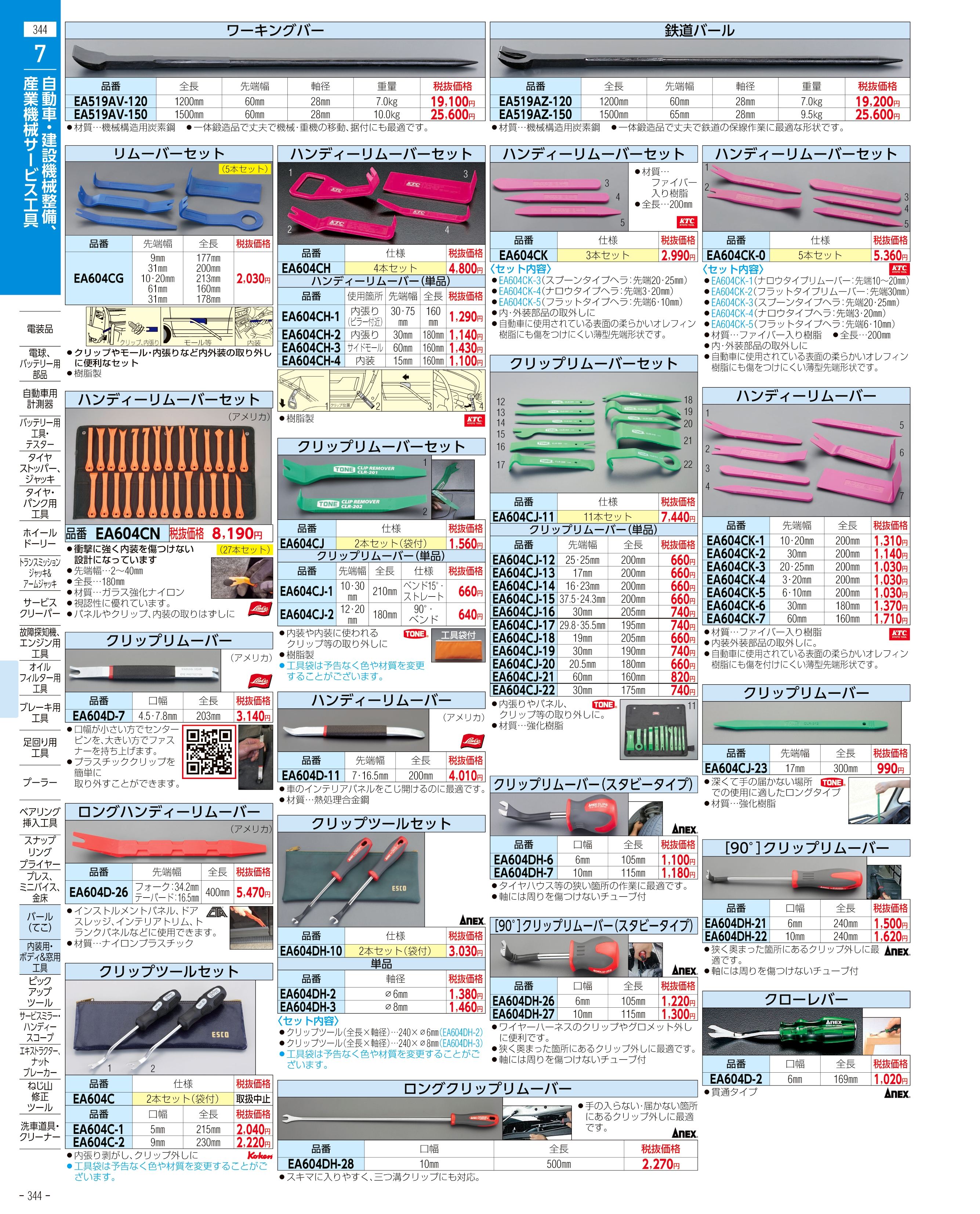 エスコ便利カタログ表紙