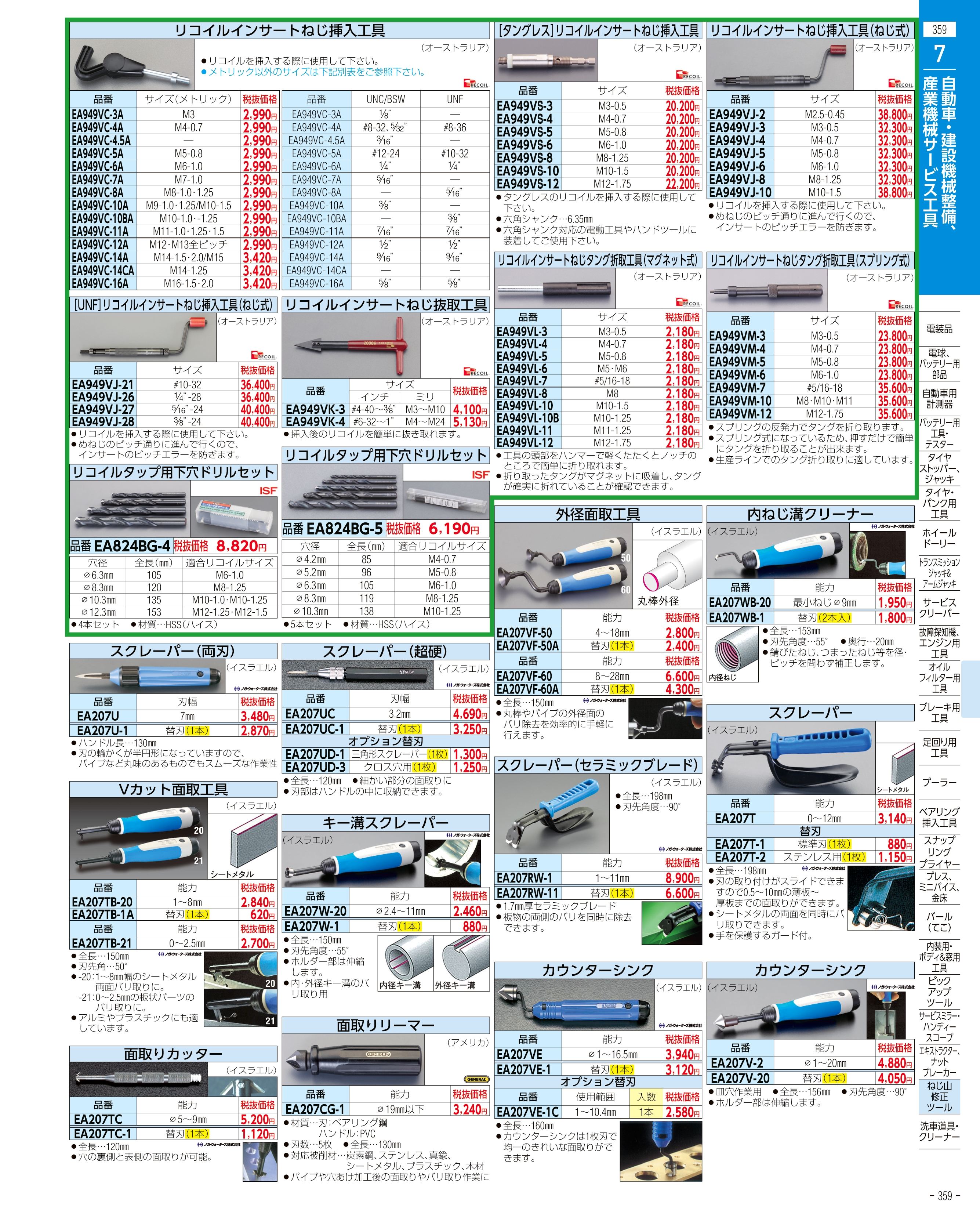 エスコ便利カタログ表紙