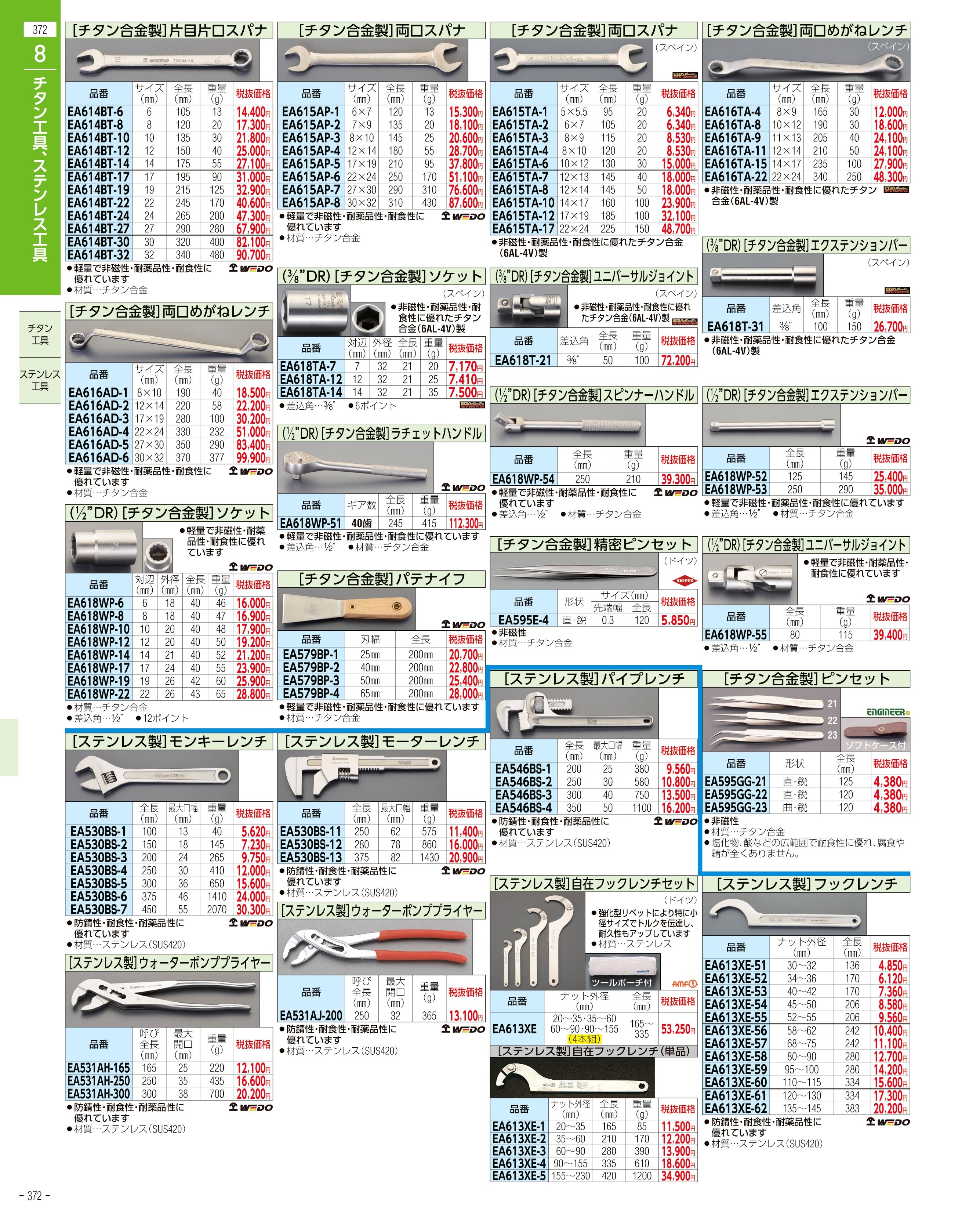 エスコ便利カタログ表紙