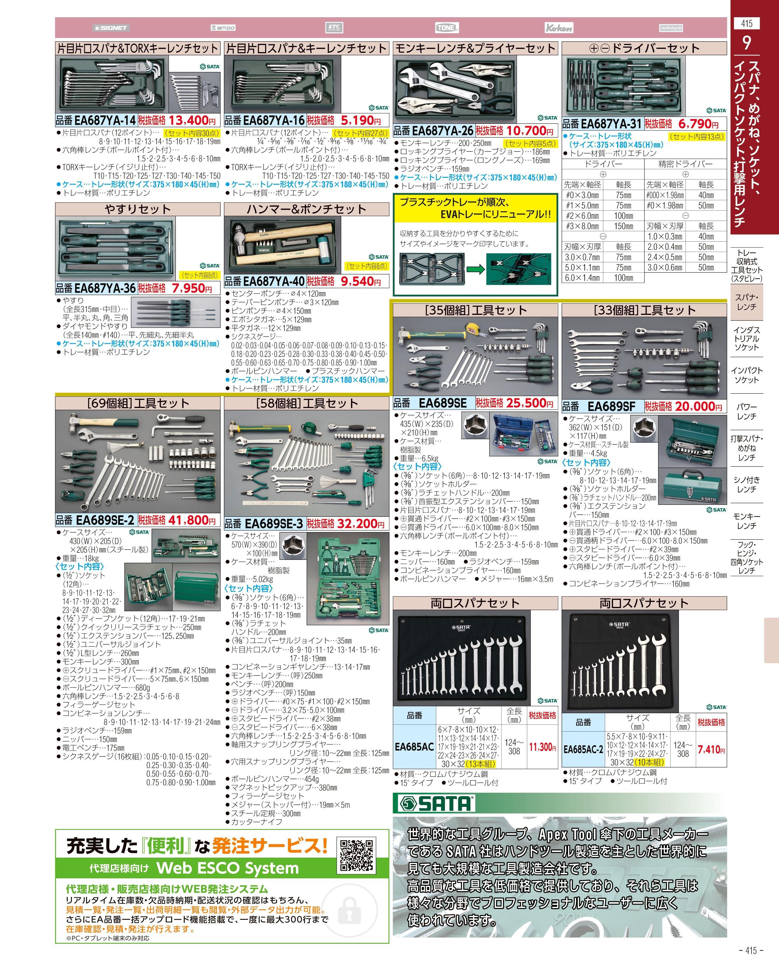 エスコ便利カタログ表紙