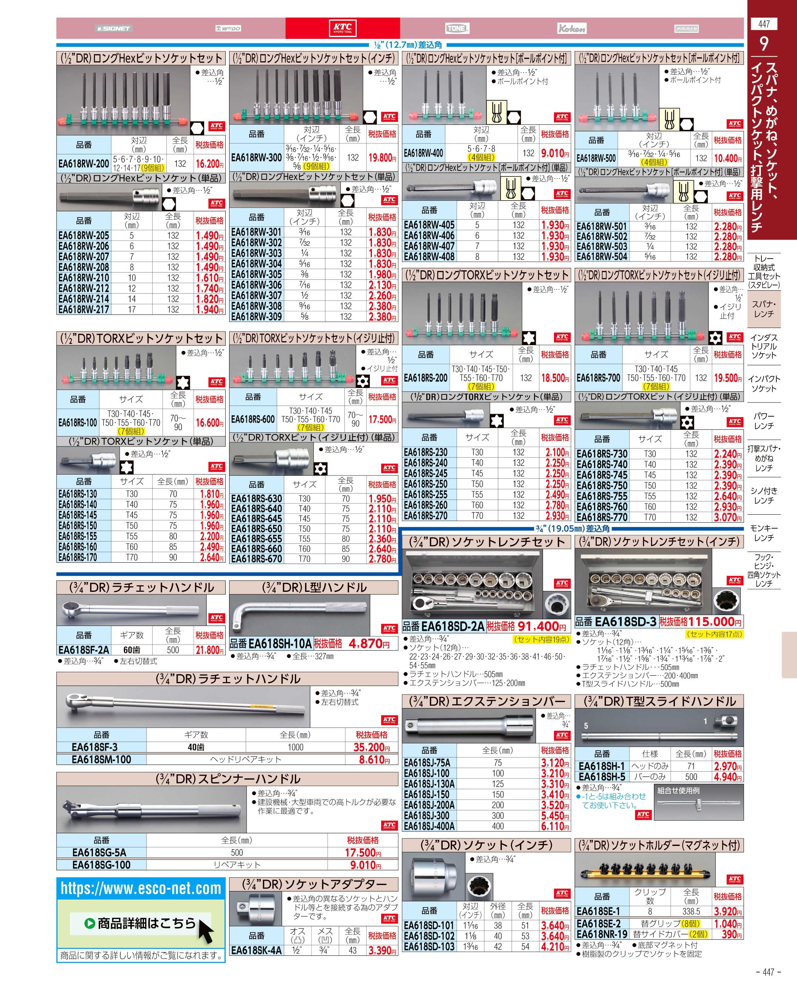 EA614B-41｜41mm 片目片口スパナのページ -