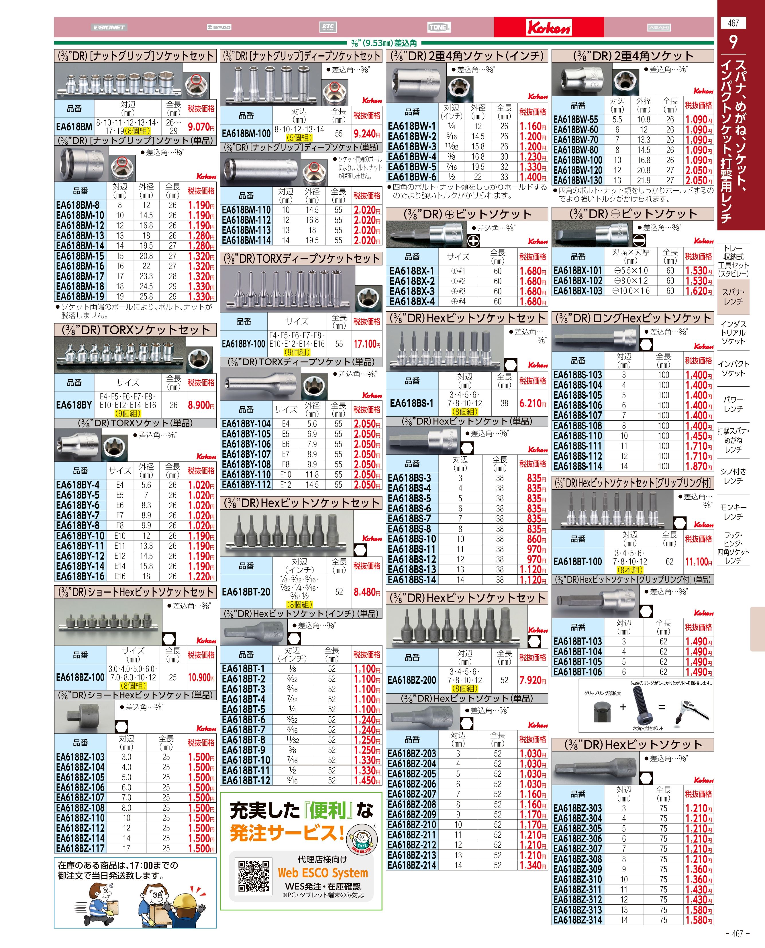 エスコ便利カタログ表紙