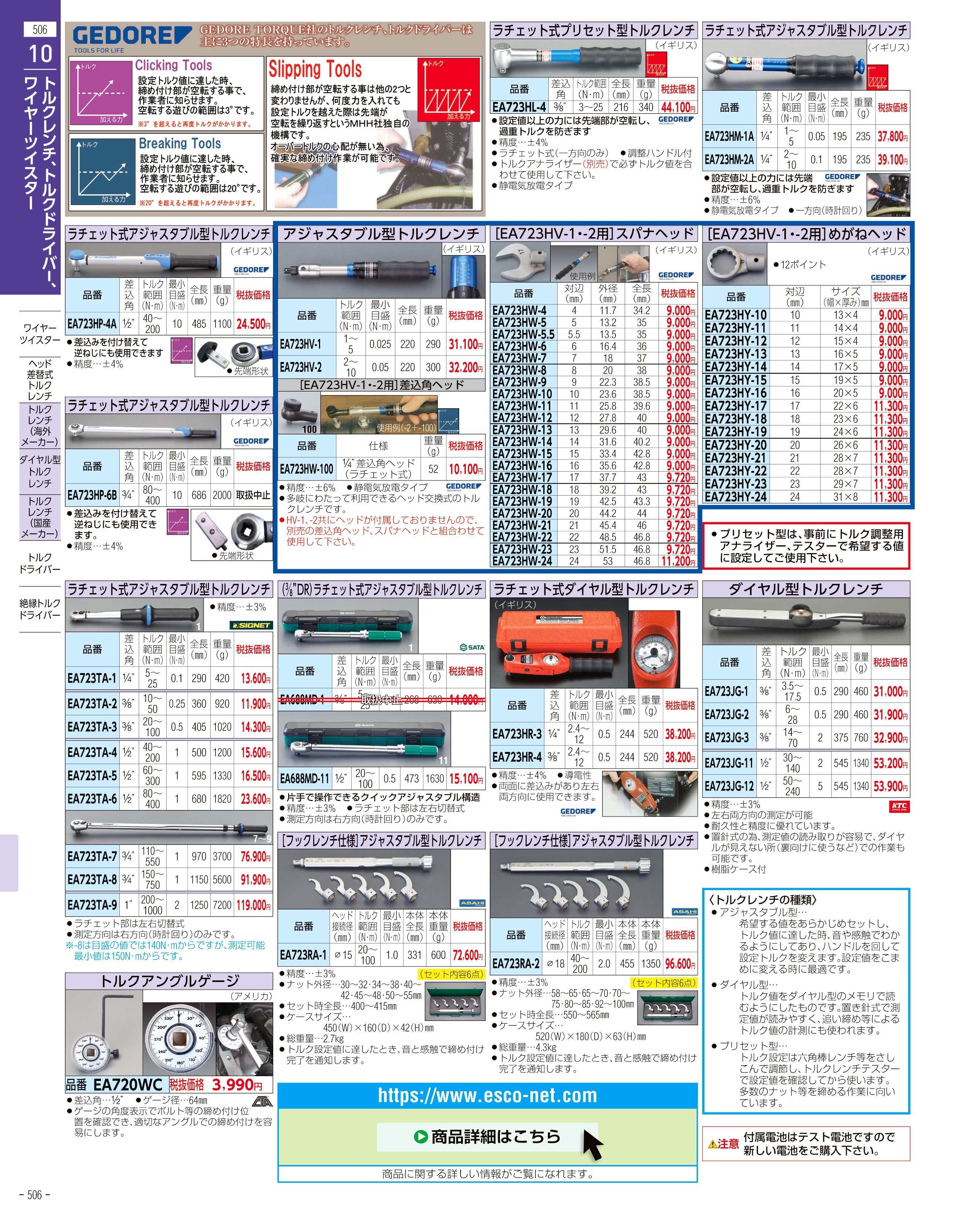 エスコ ESCO 1・1/2