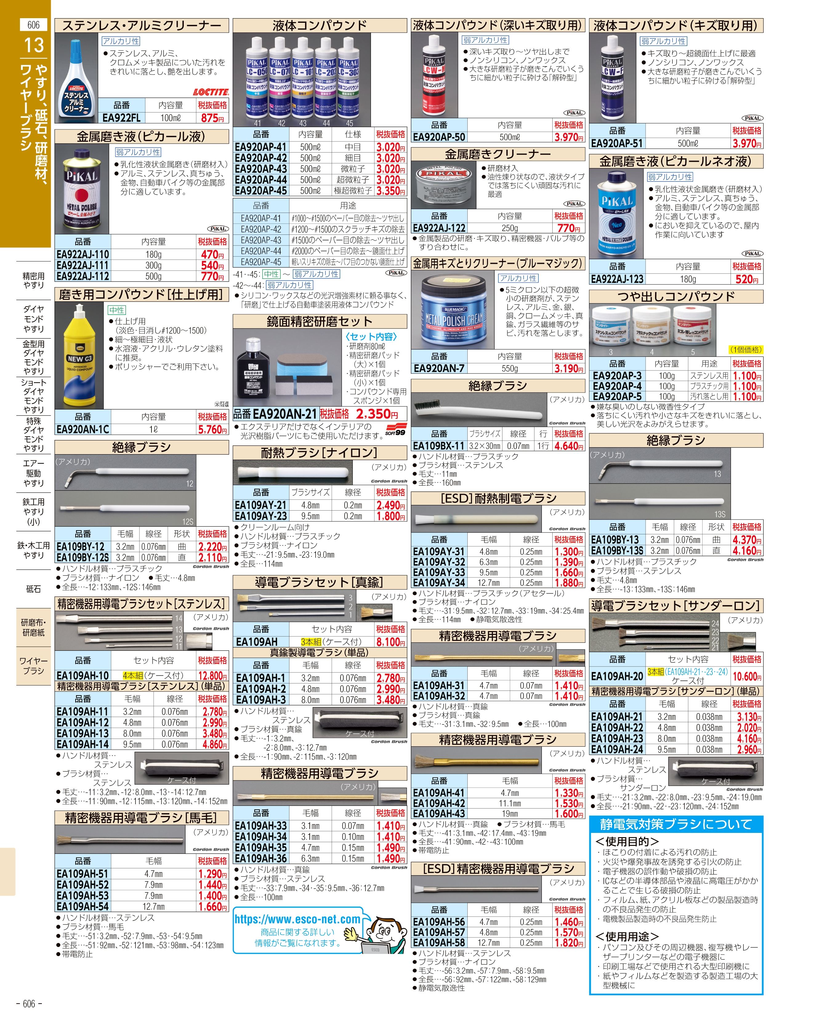 エスコ便利カタログ表紙