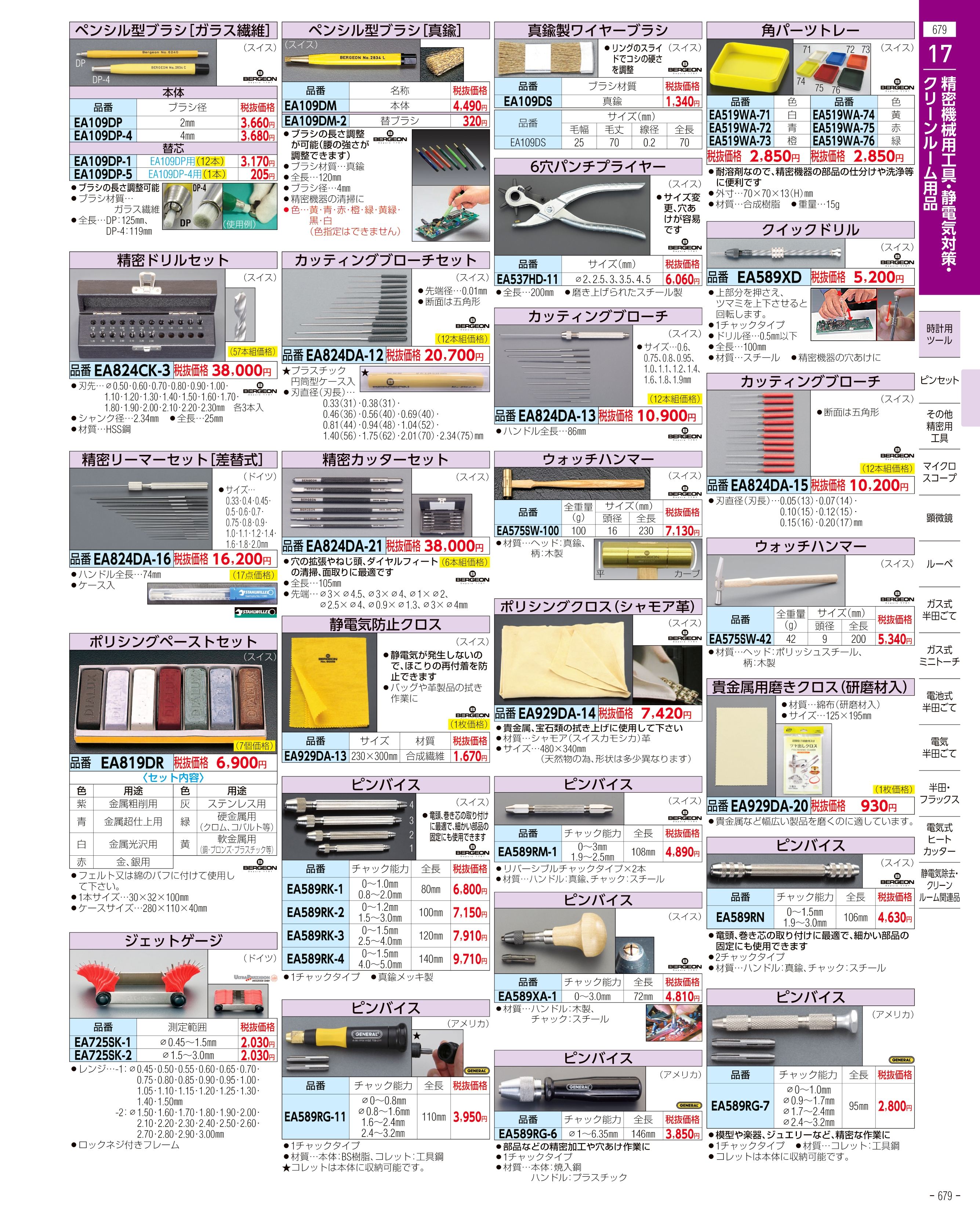 エスコ便利カタログ679ページ