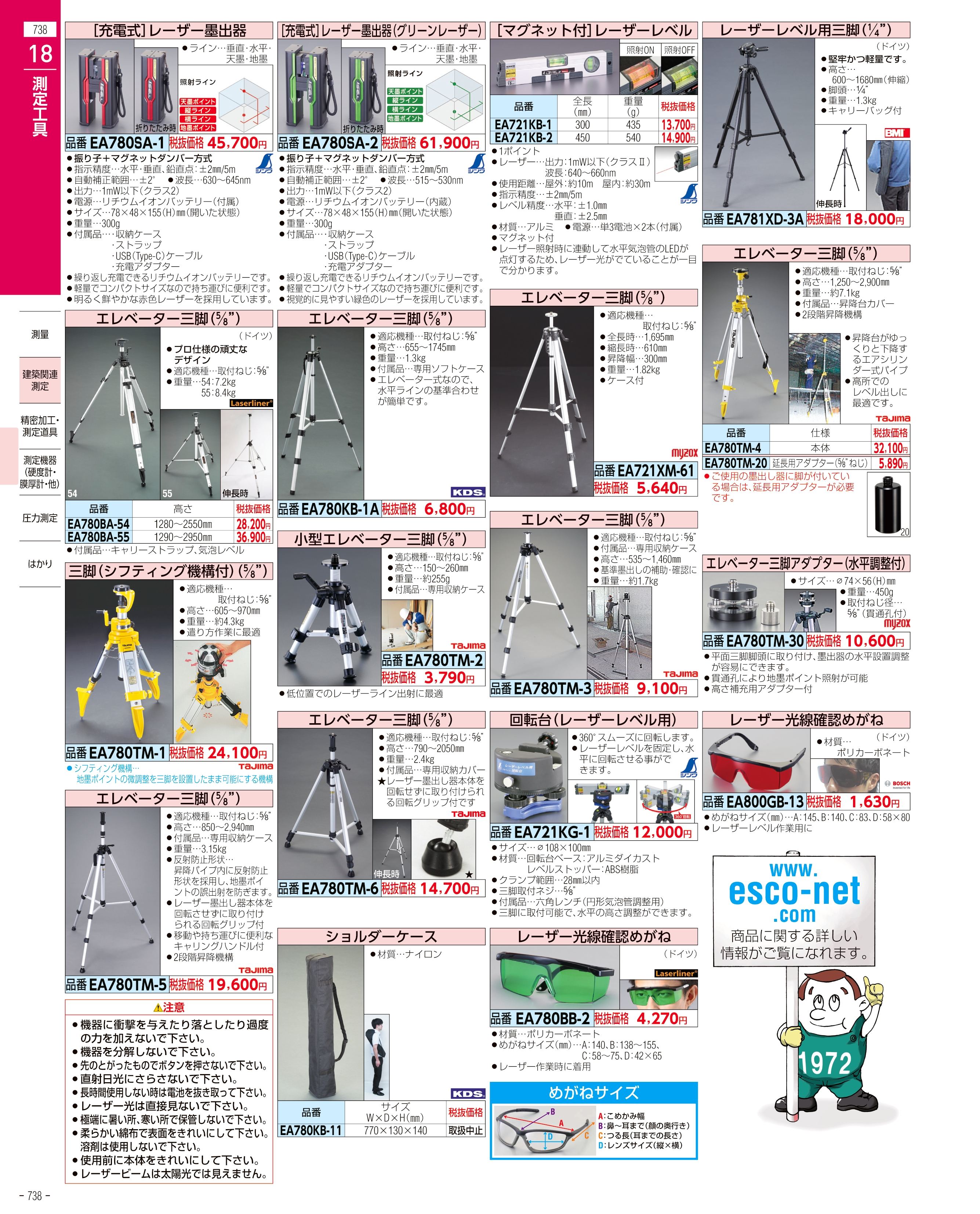 超激得 ESCO（エスコ） 0-150mmデブズイクロメーター EA725FD-12 K-material-shop - 通販