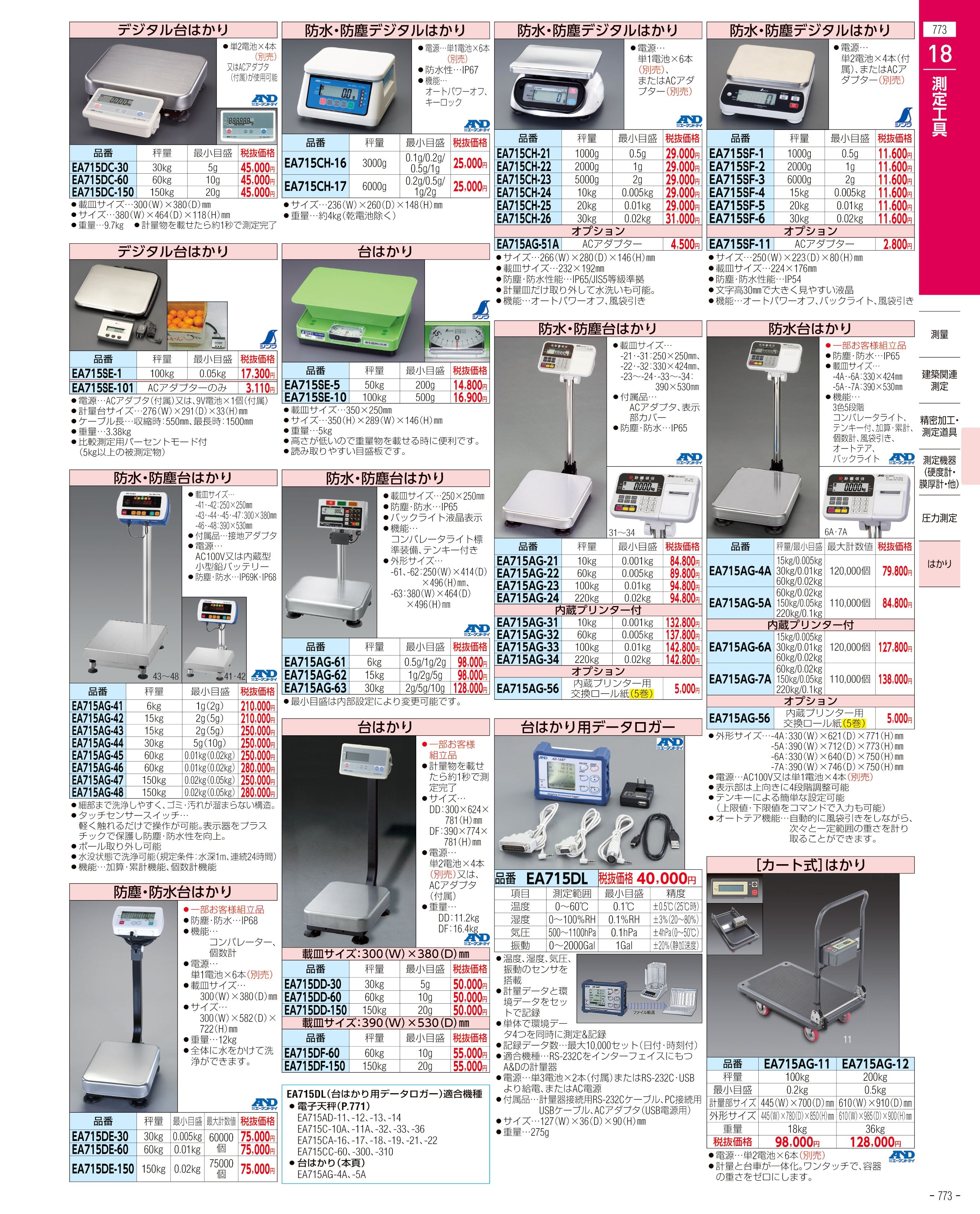 エスコ便利カタログ773ページ