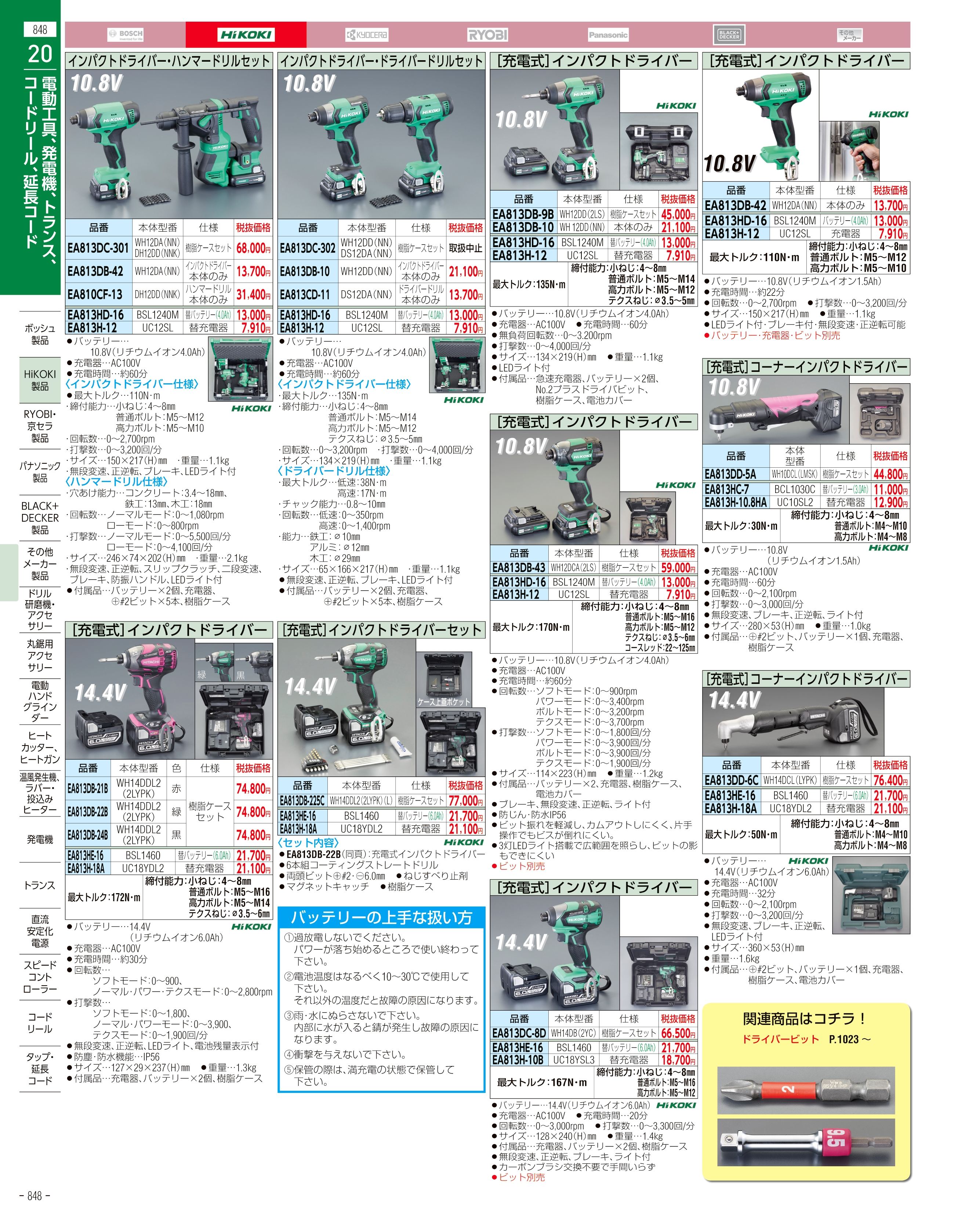 エスコ便利カタログ表紙