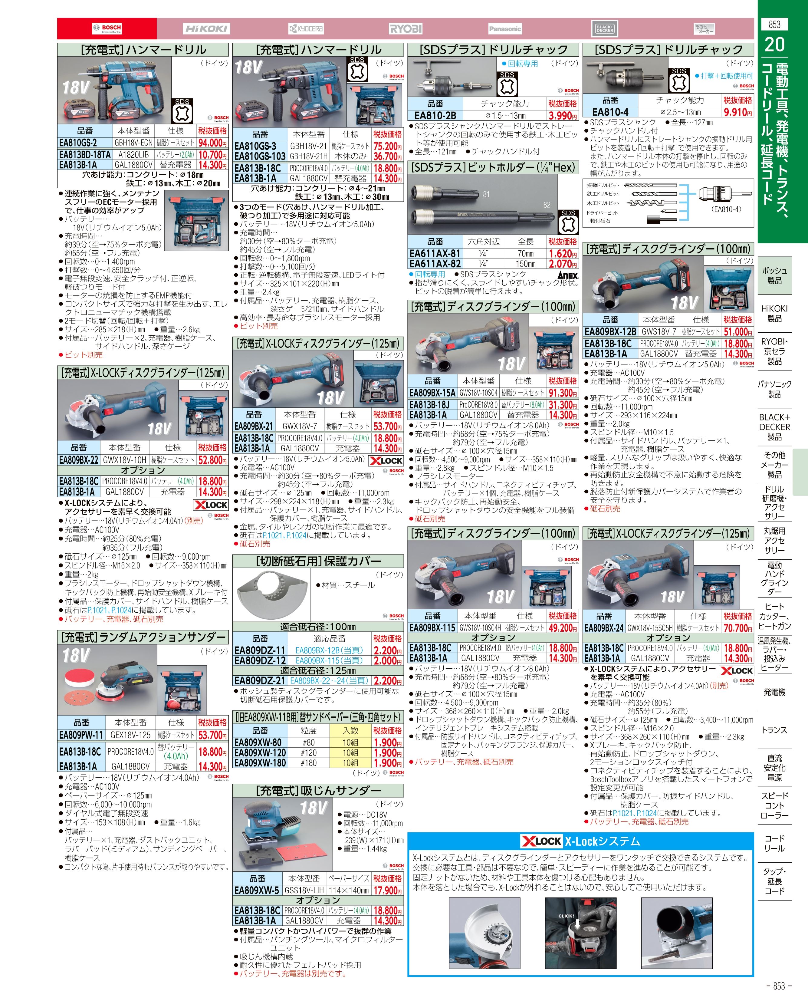 EA813A-41｜電動ドライバー用超短アングルヘッド｜株式会社エスコ