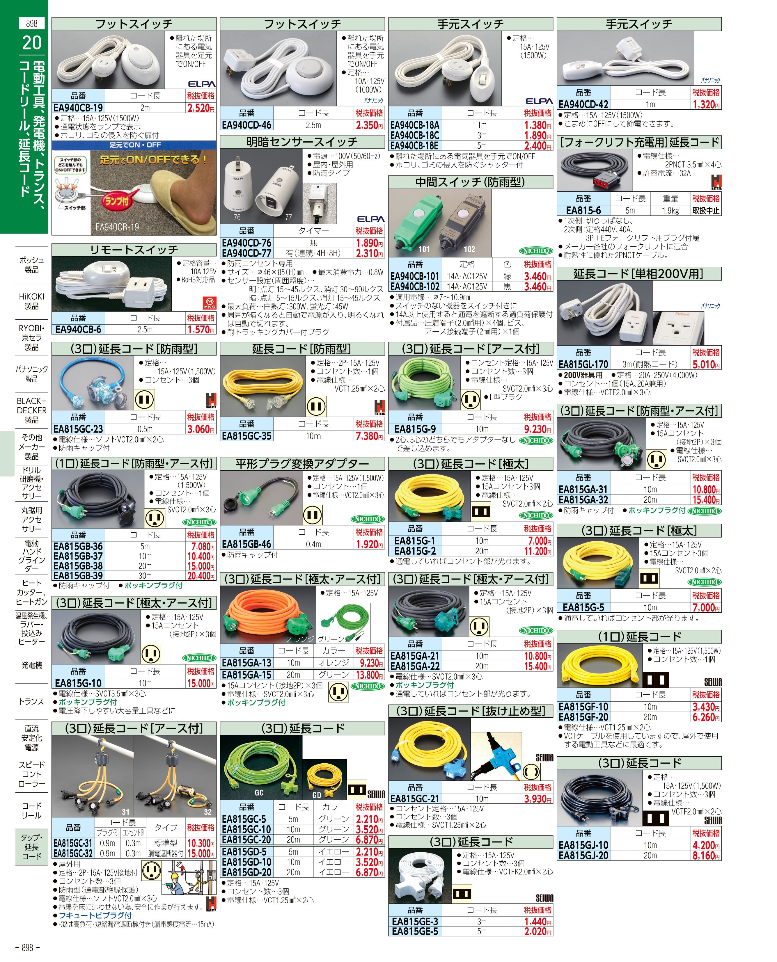 エスコ便利カタログ表紙