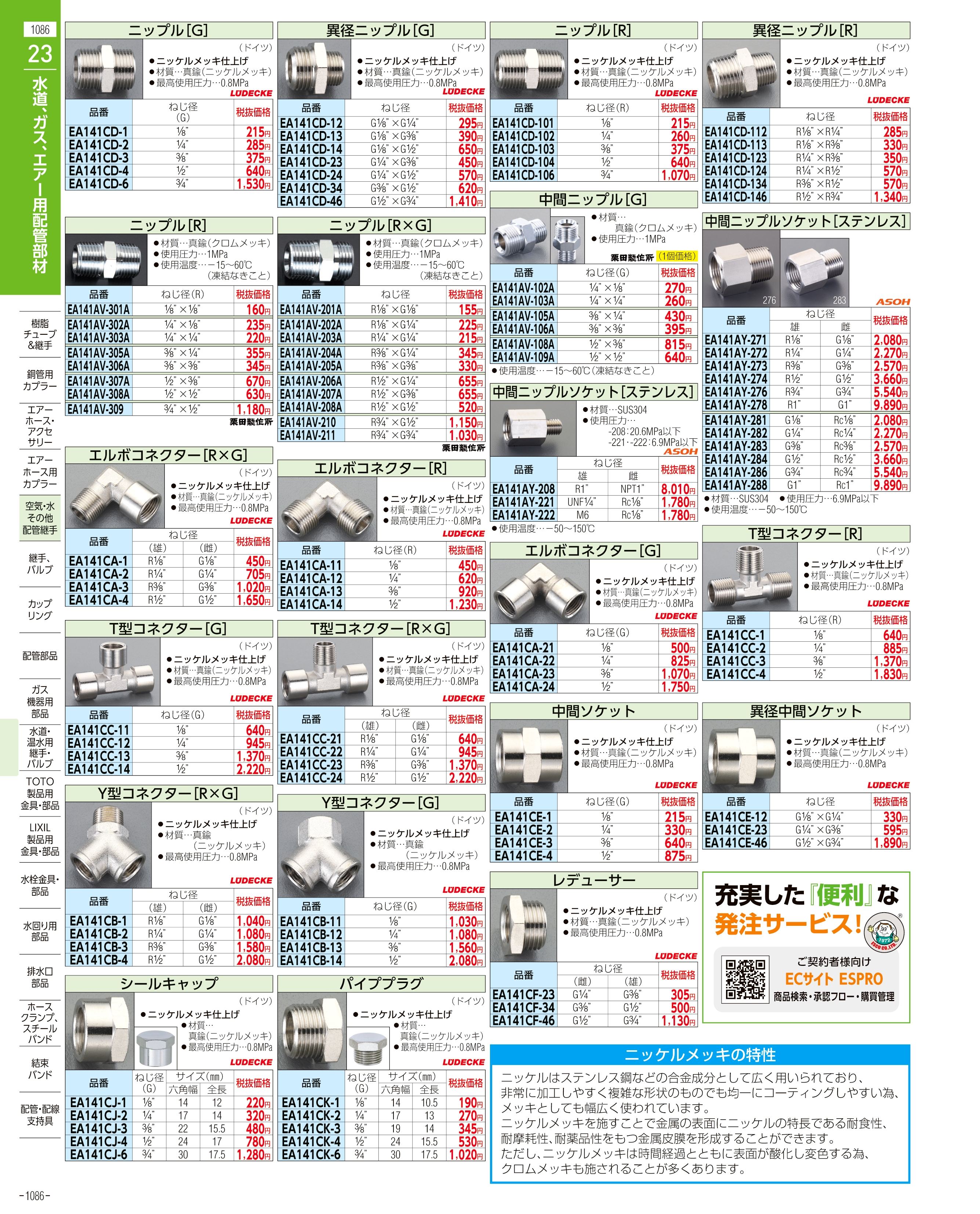 エスコ便利カタログ表紙