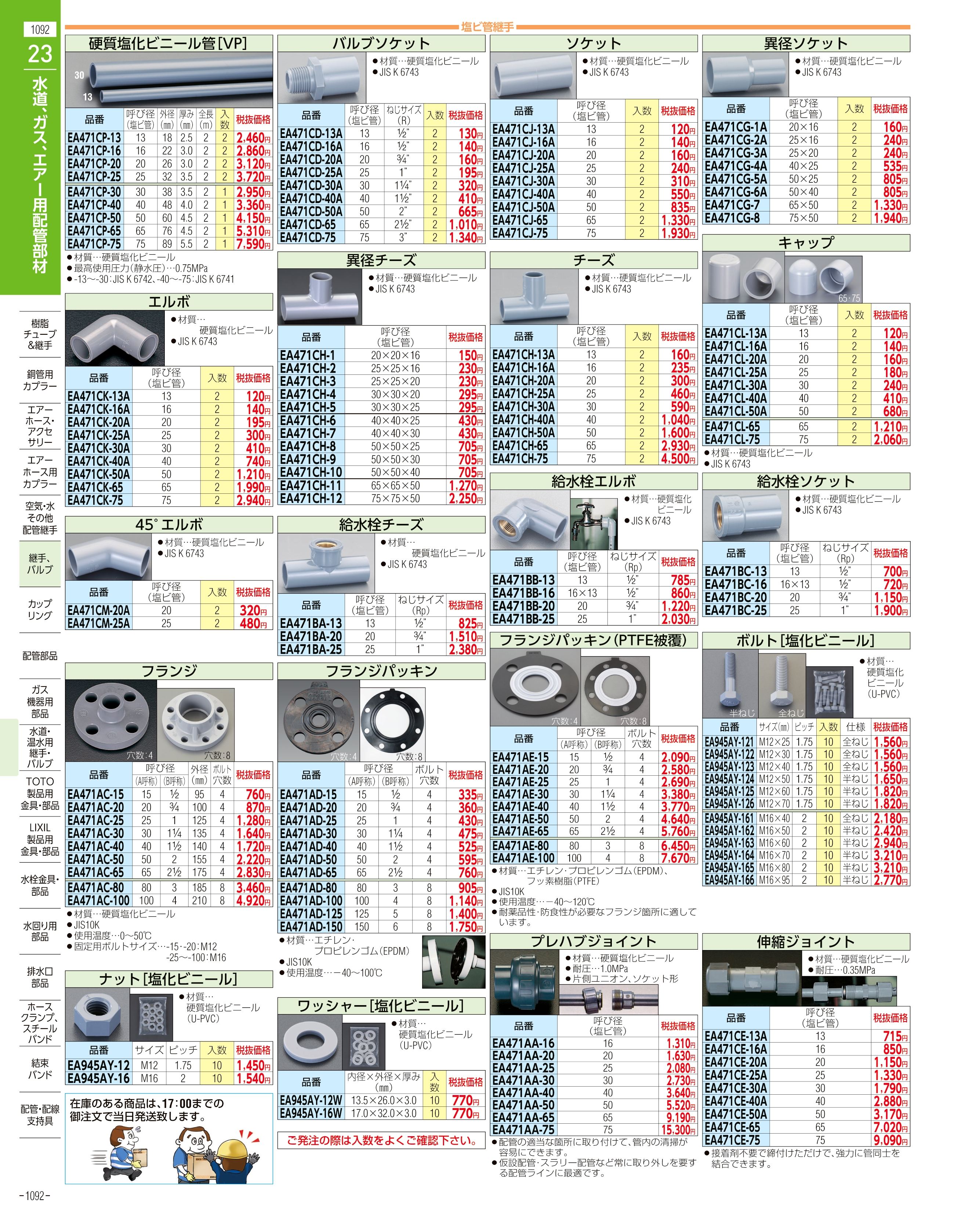 エスコ便利カタログ表紙