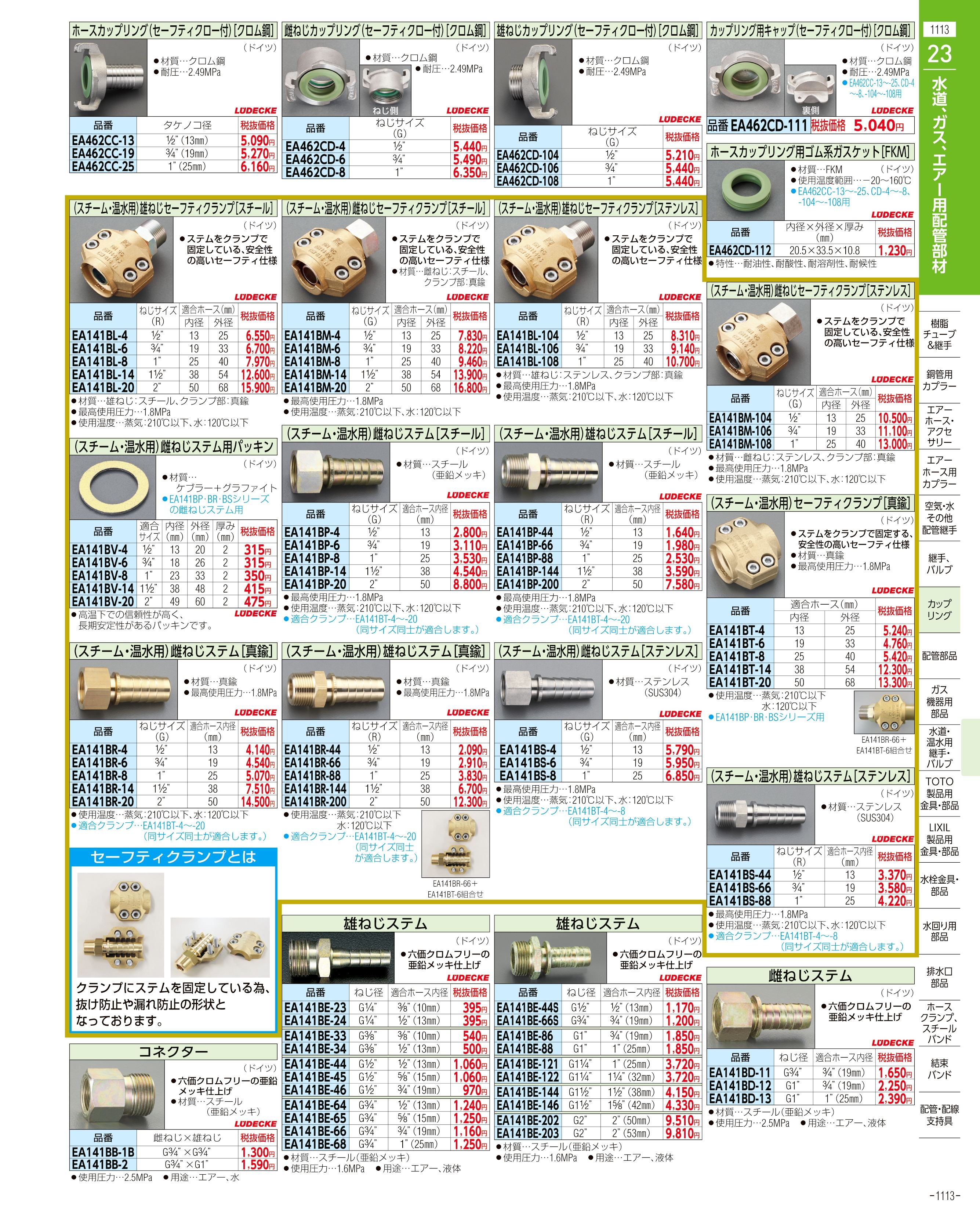 エスコ便利カタログ1113ページ