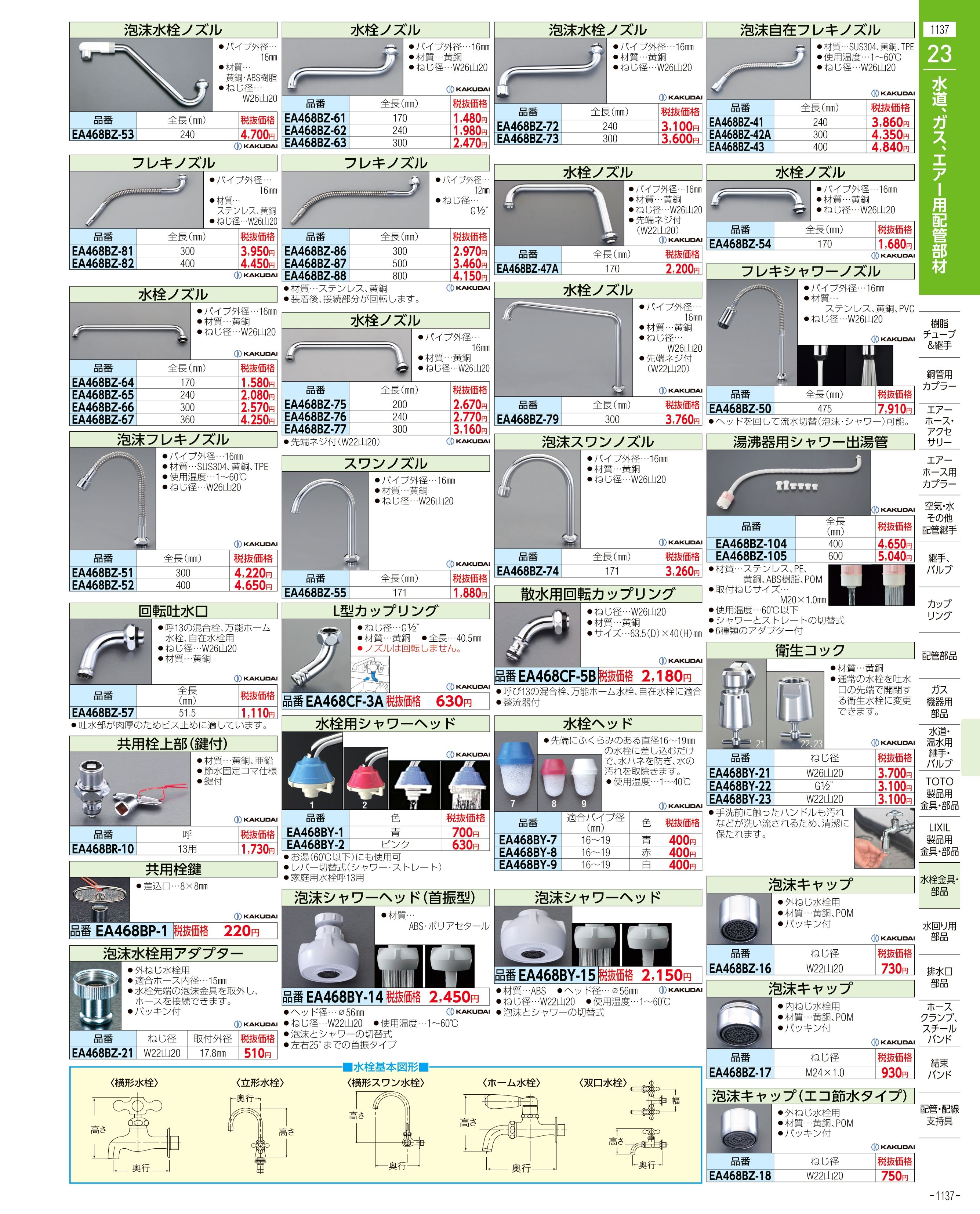 エスコ便利カタログ1137ページ