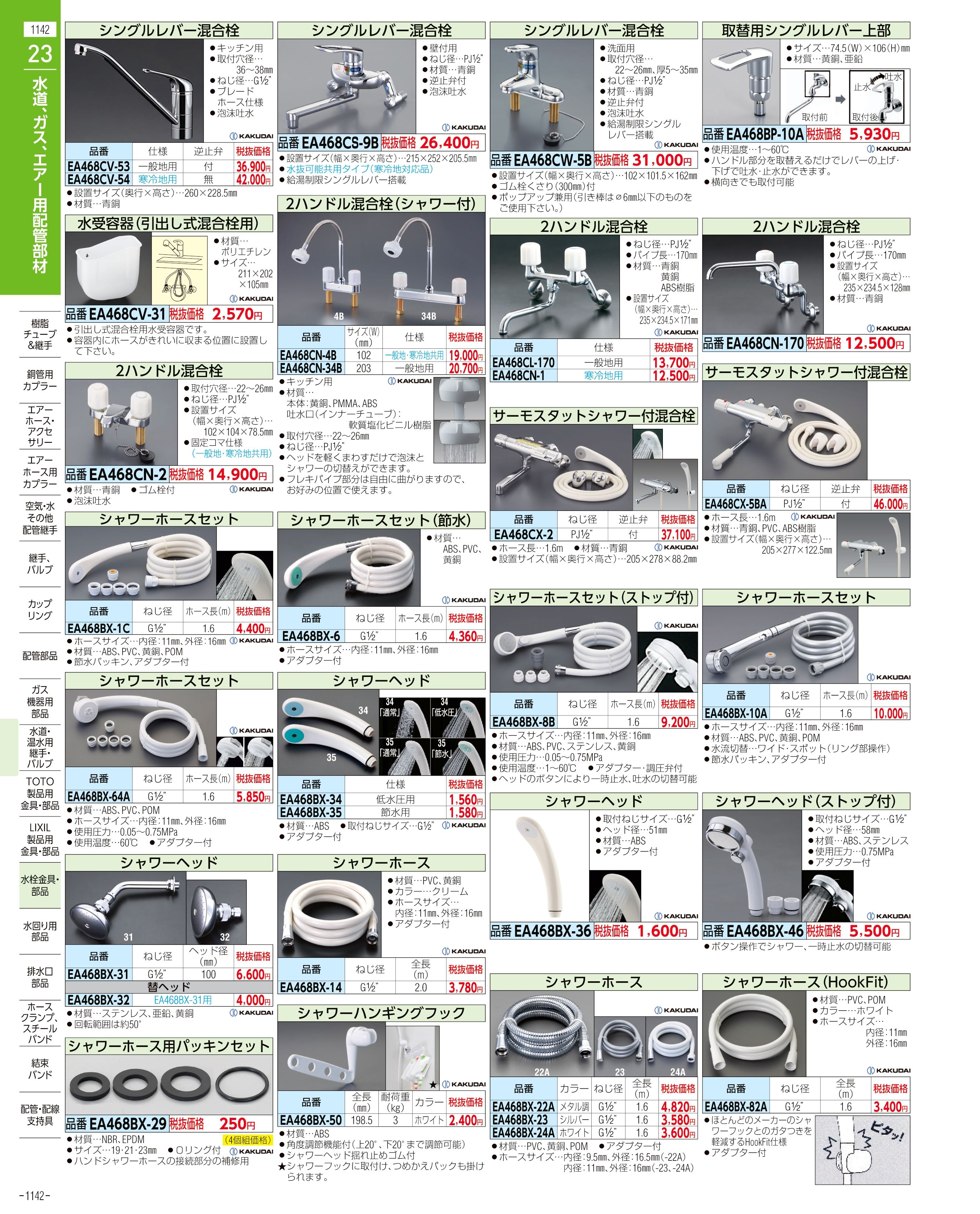 エスコ便利カタログ1142ページ