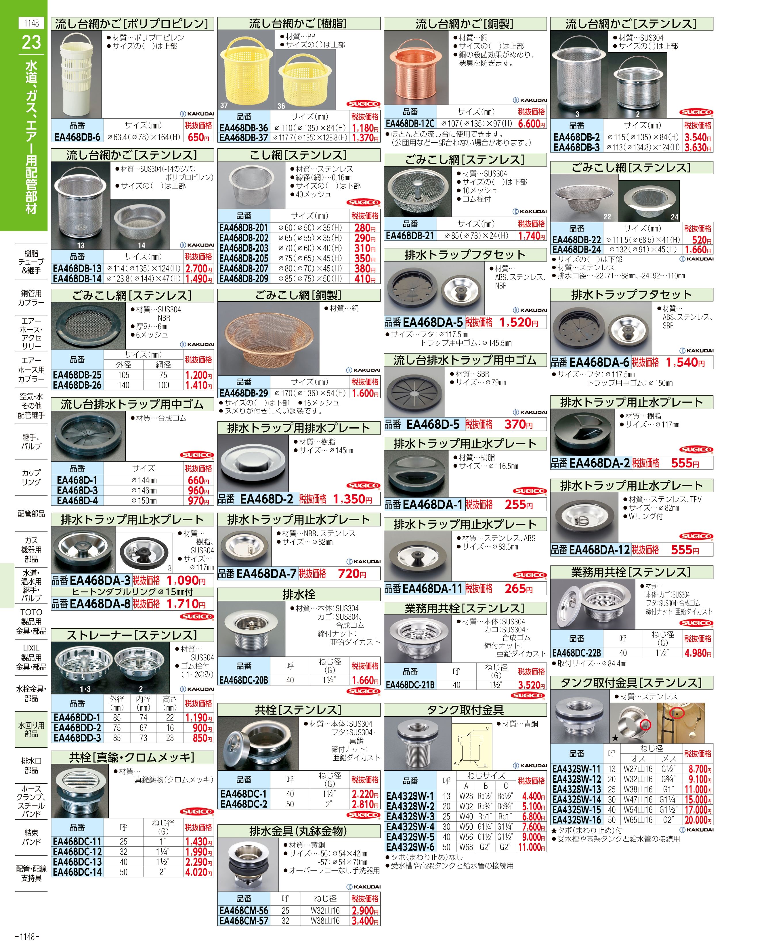 エスコ便利カタログ1148ページ