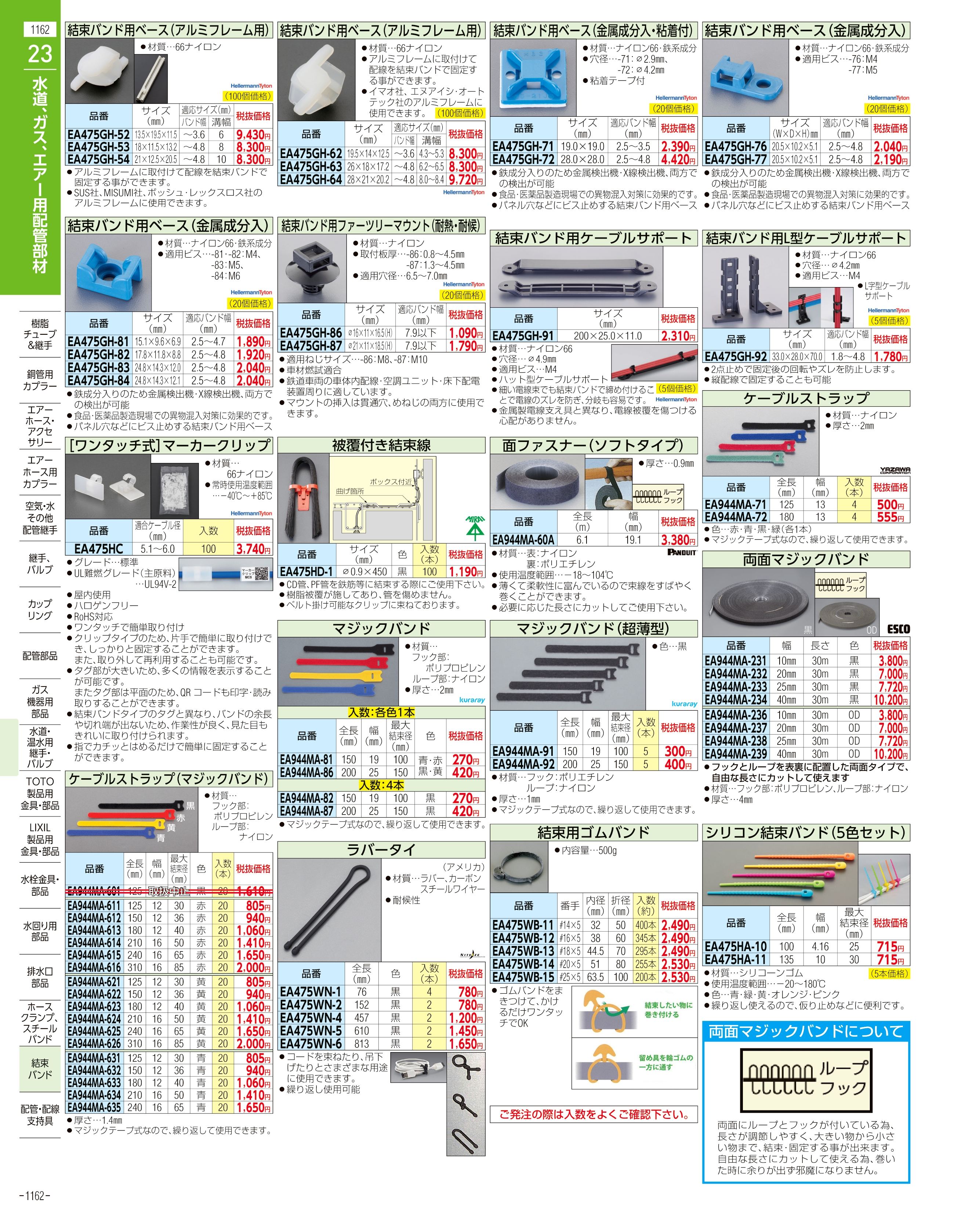 エスコ便利カタログ1162ページ