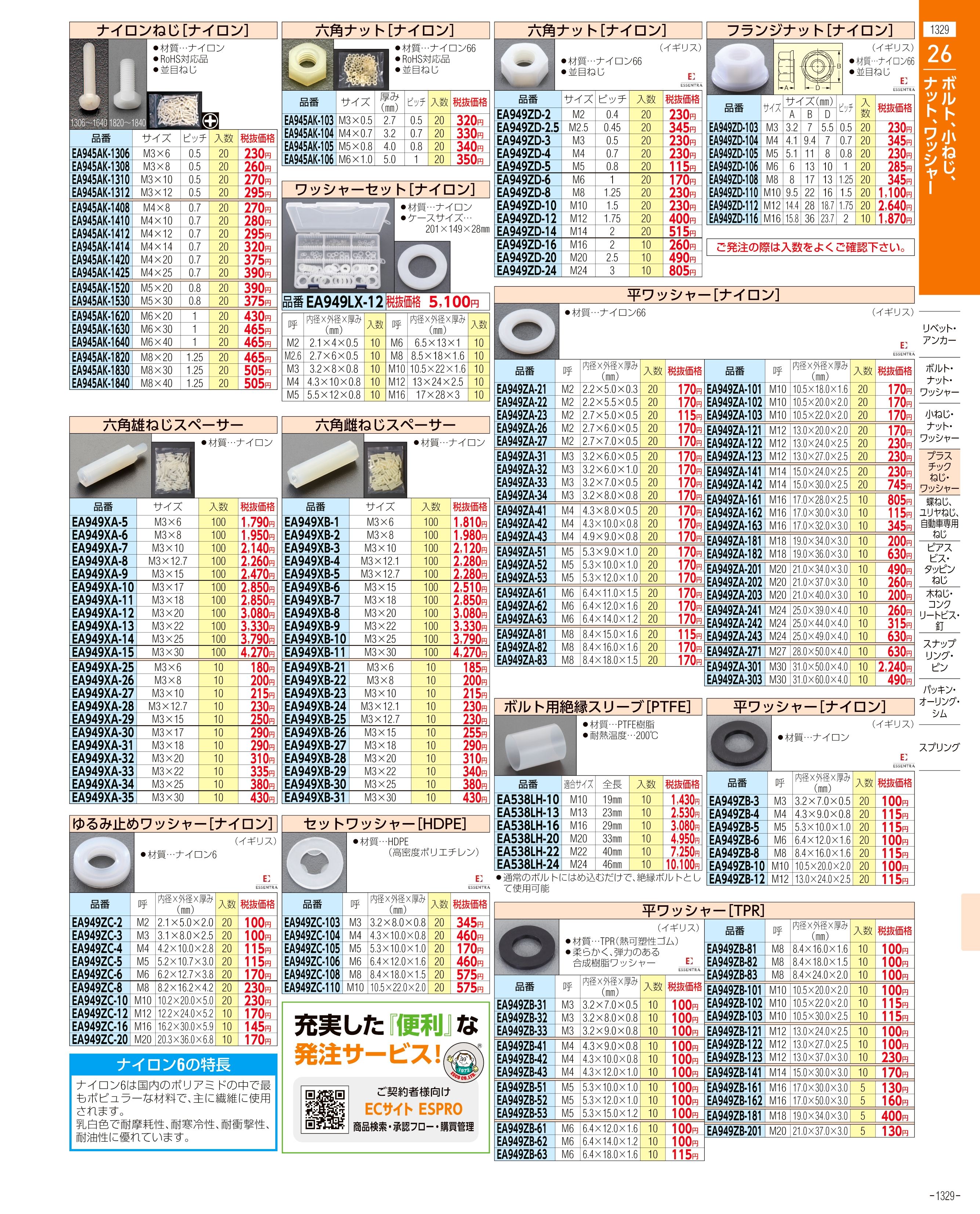 エスコ便利カタログ表紙