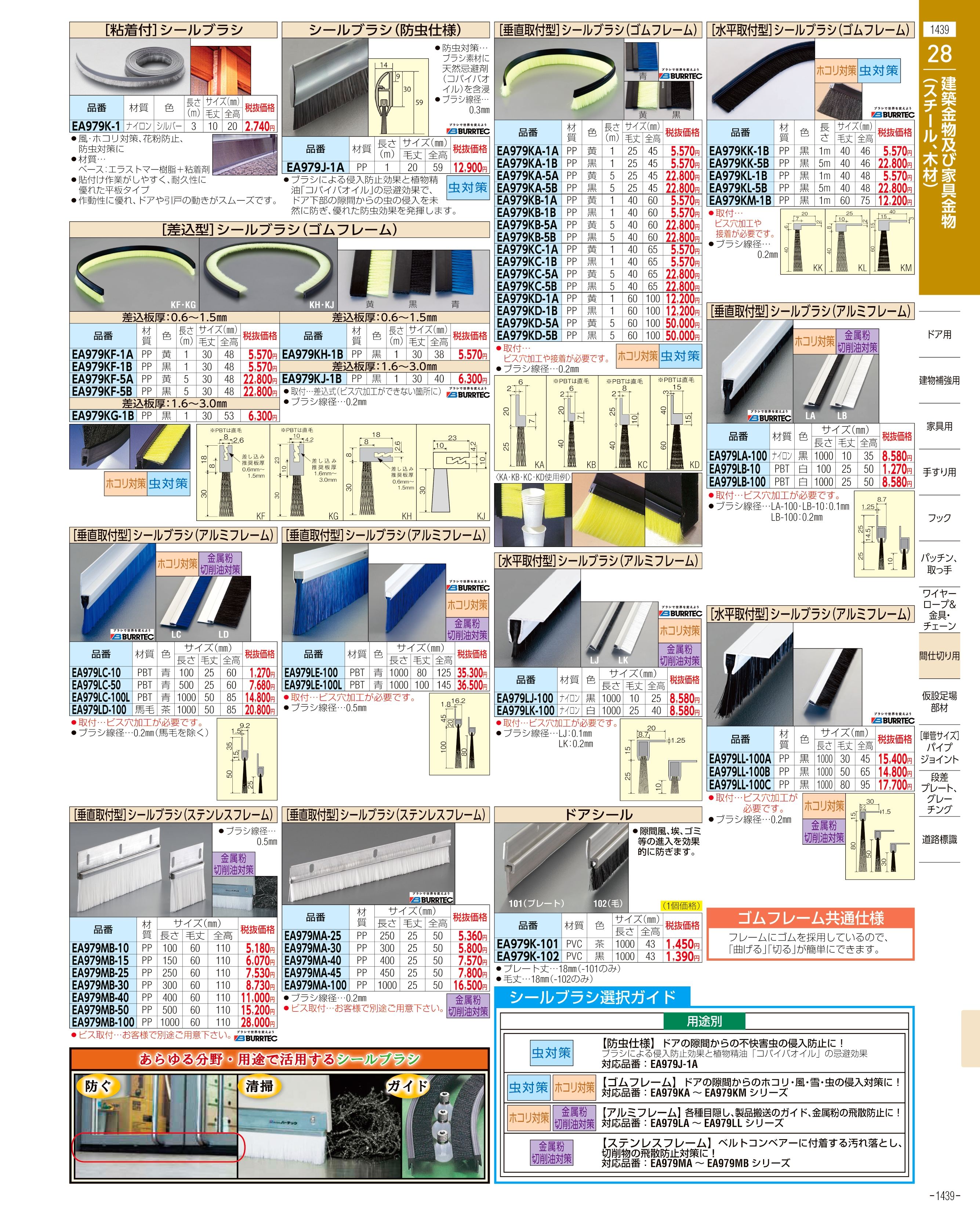 エスコ便利カタログ1439ページ