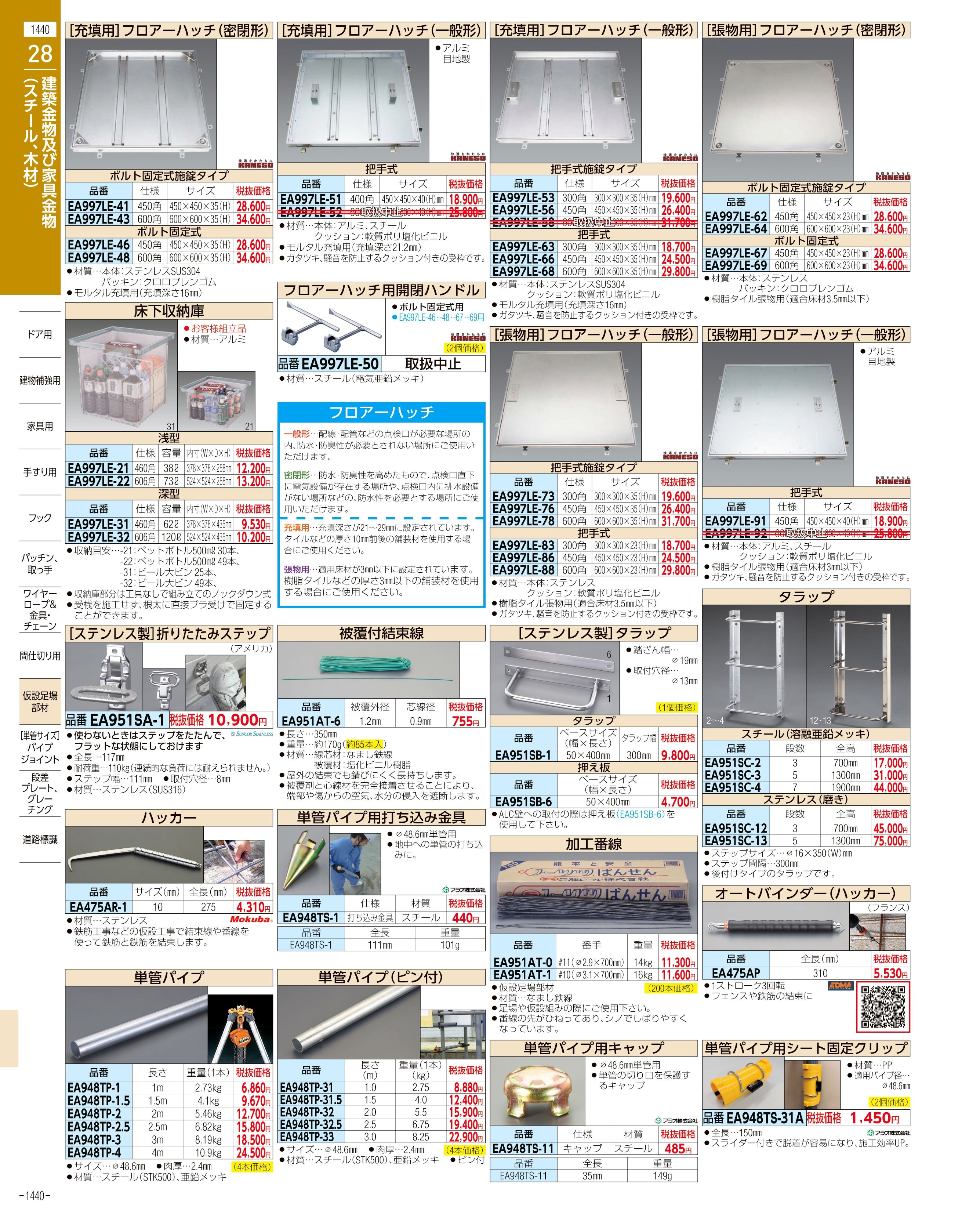 EA628SR-40｜4.0mmx200m/7x19 ワイヤーロープ(ｽﾃﾝﾚｽ製)のページ -