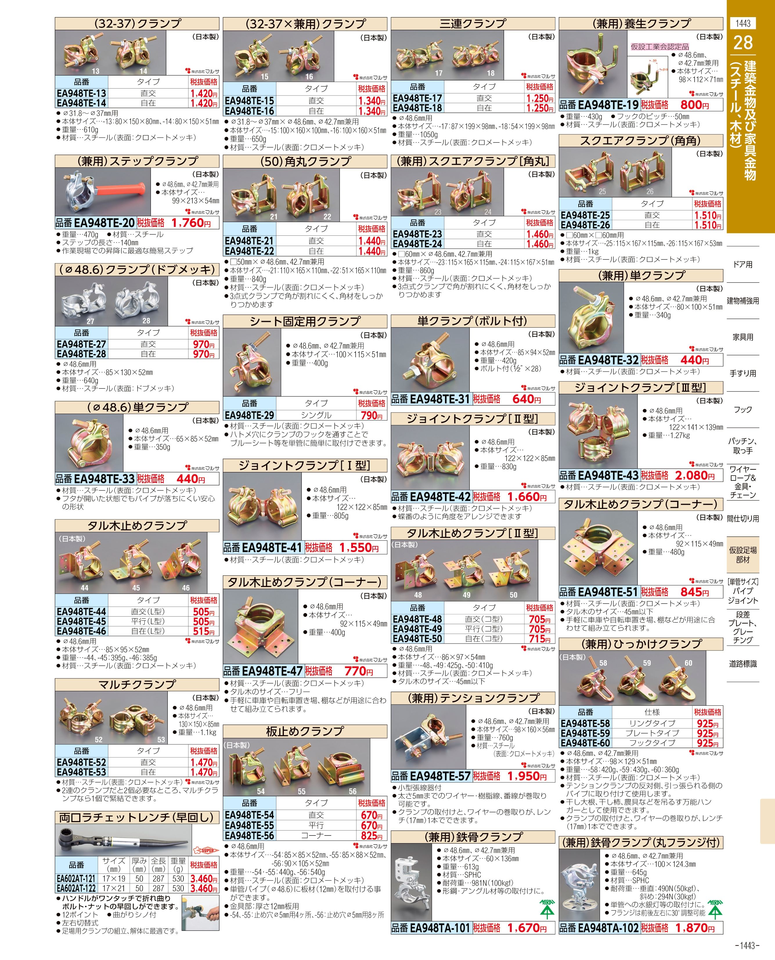 EA951AT-1｜3.1x700mm/#10 加工番線(約200本)のページ -