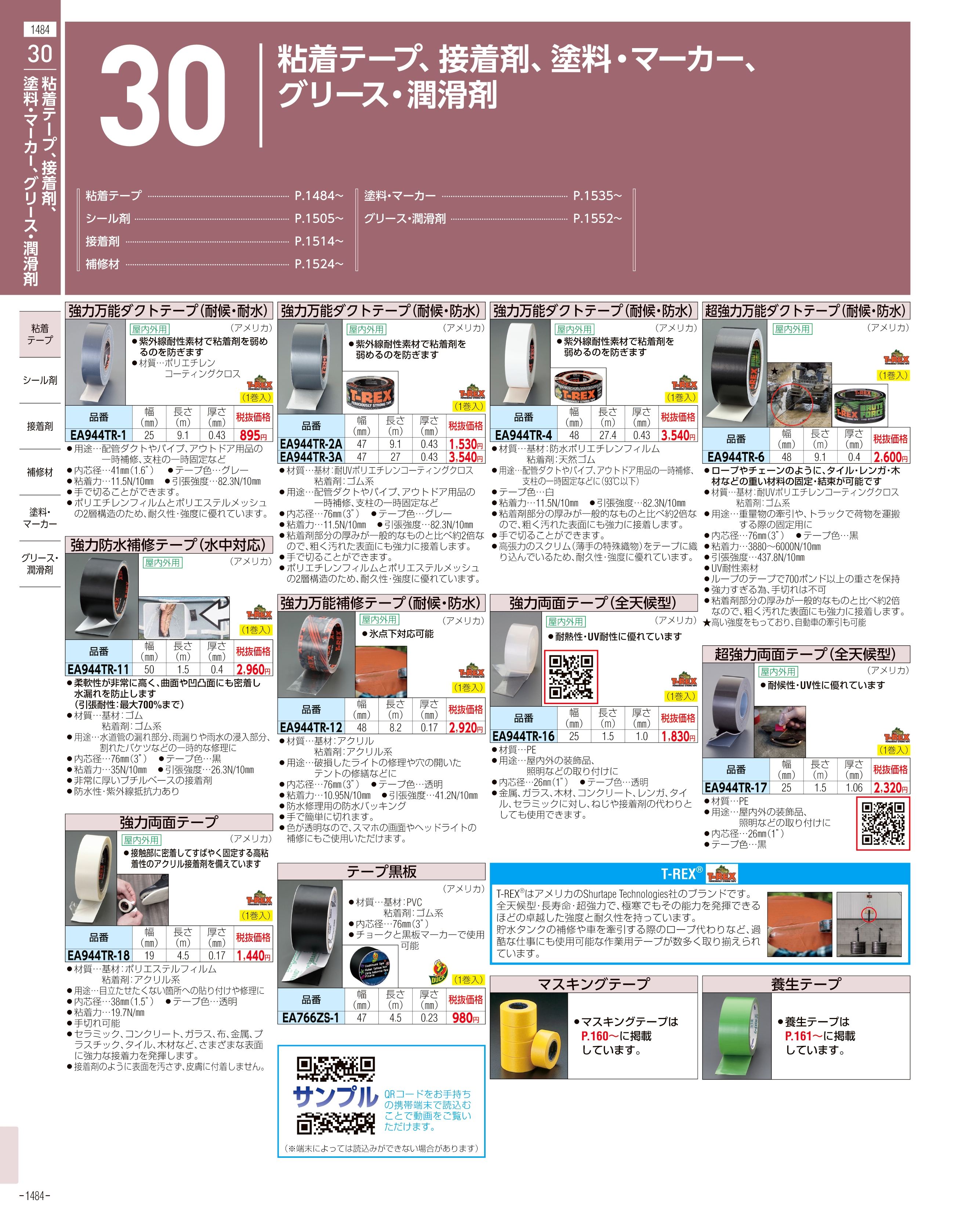 エスコ便利カタログ1484ページ