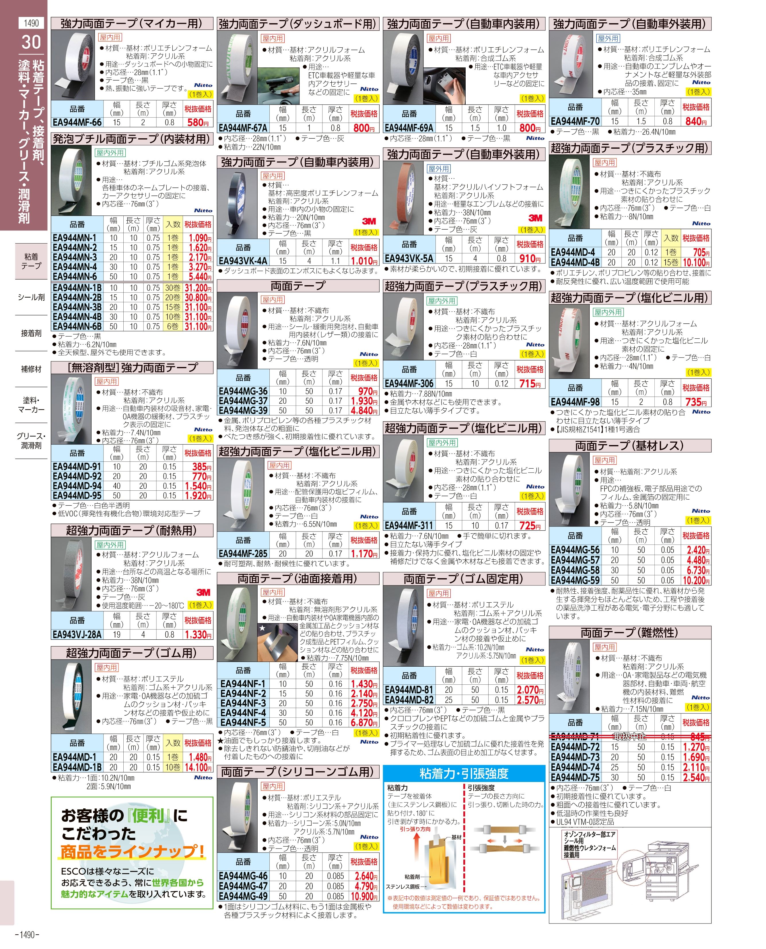 エスコ便利カタログ表紙