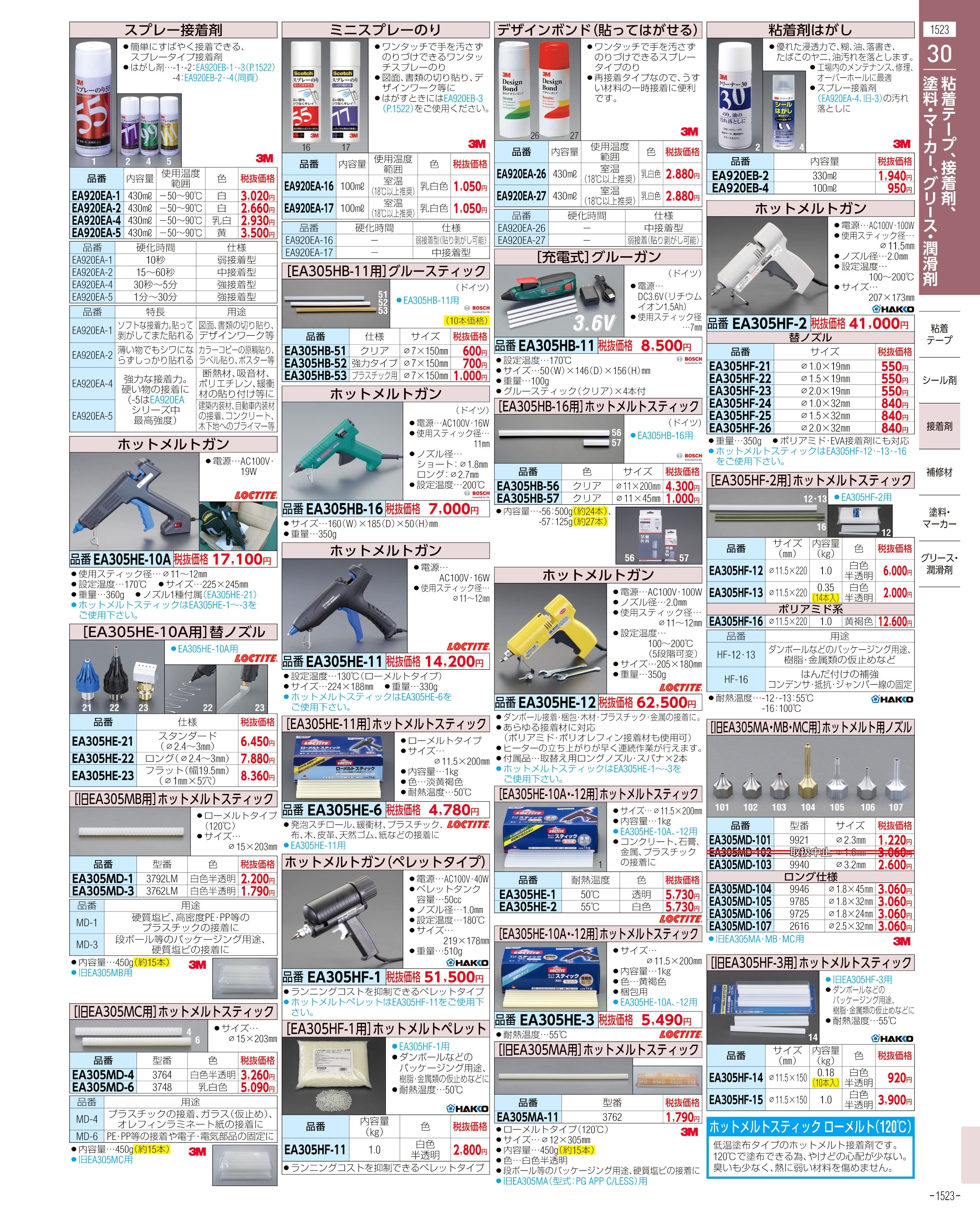 エスコ便利カタログ1523ページ