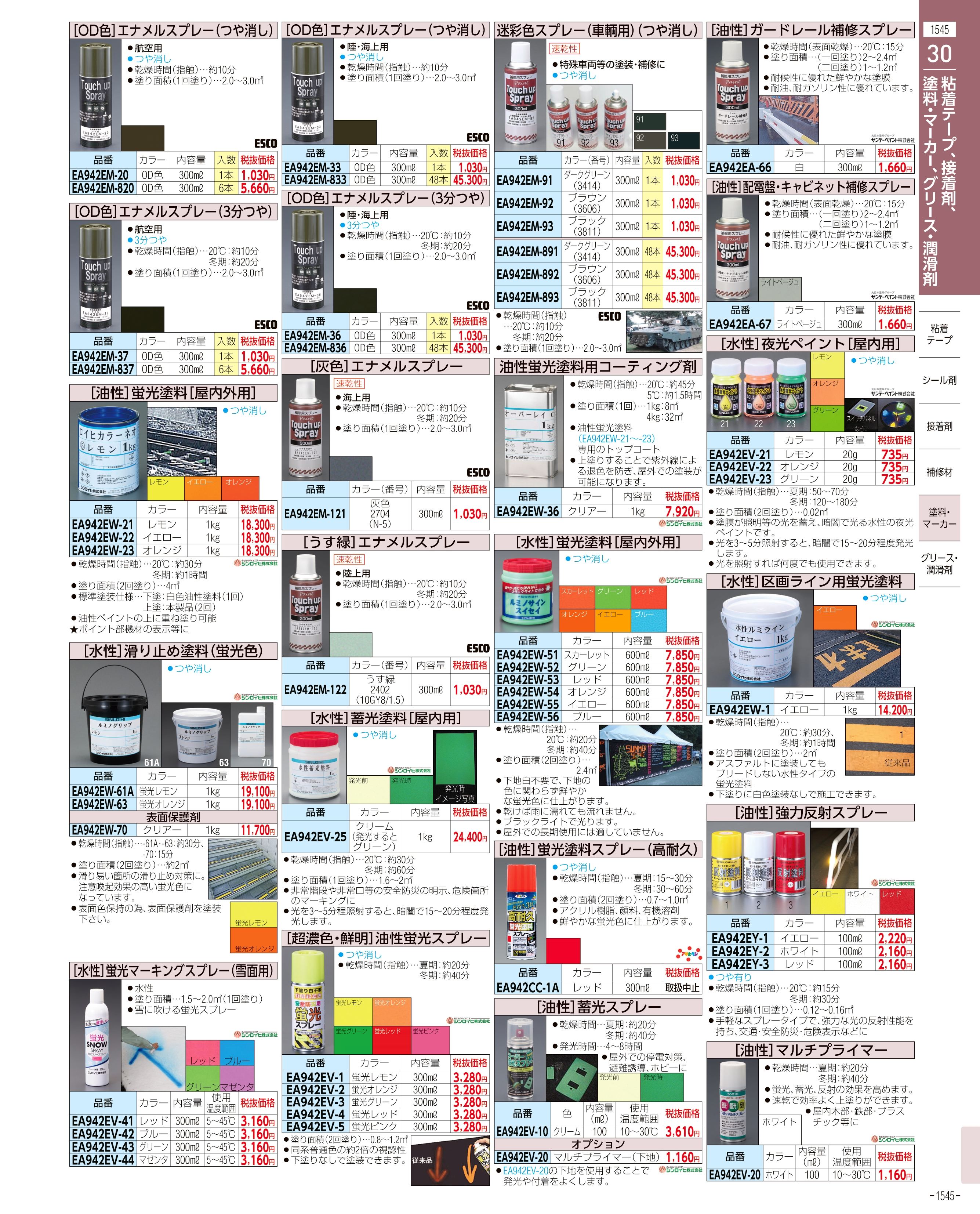 エスコ便利カタログ1545ページ