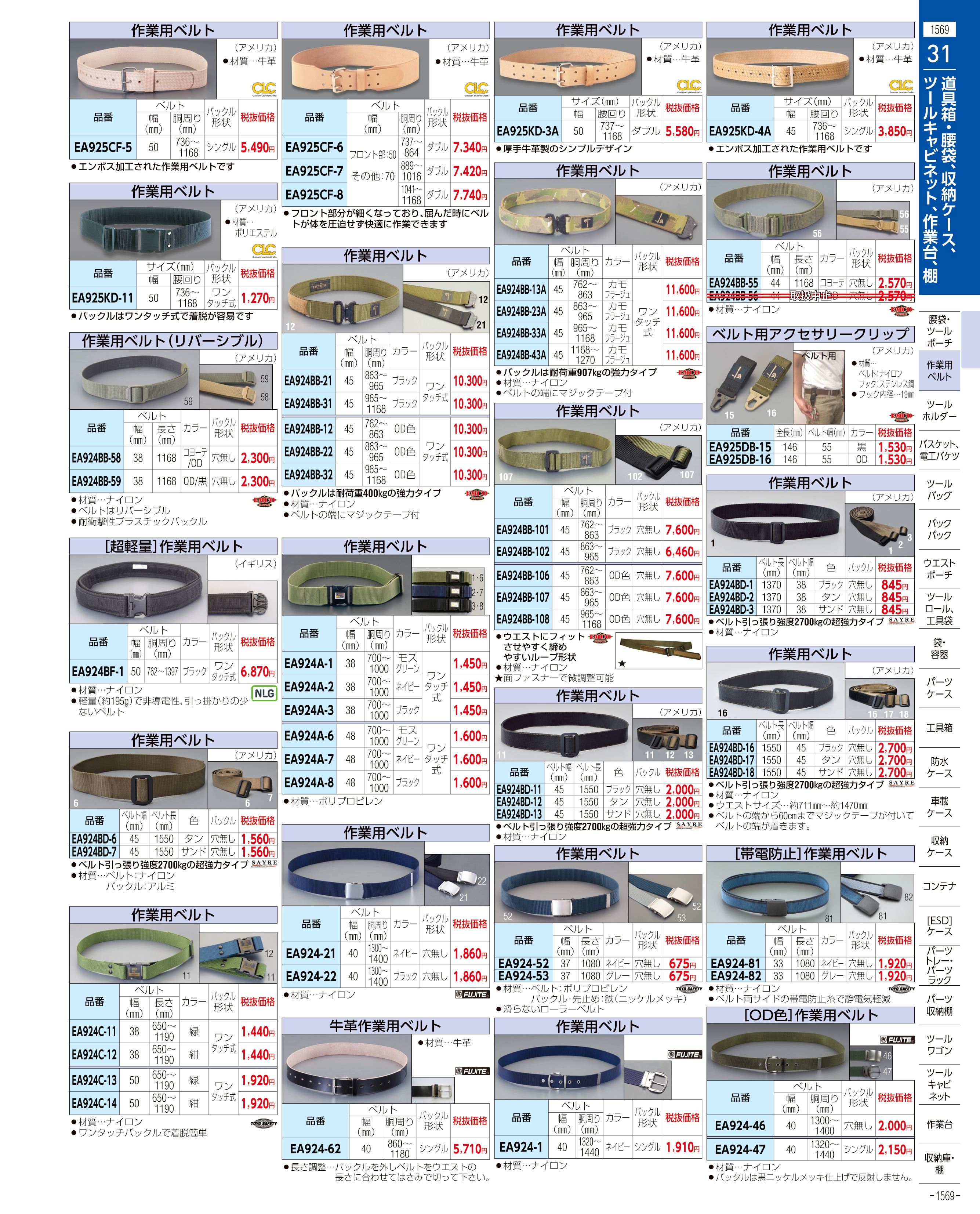 エスコ便利カタログ1569ページ