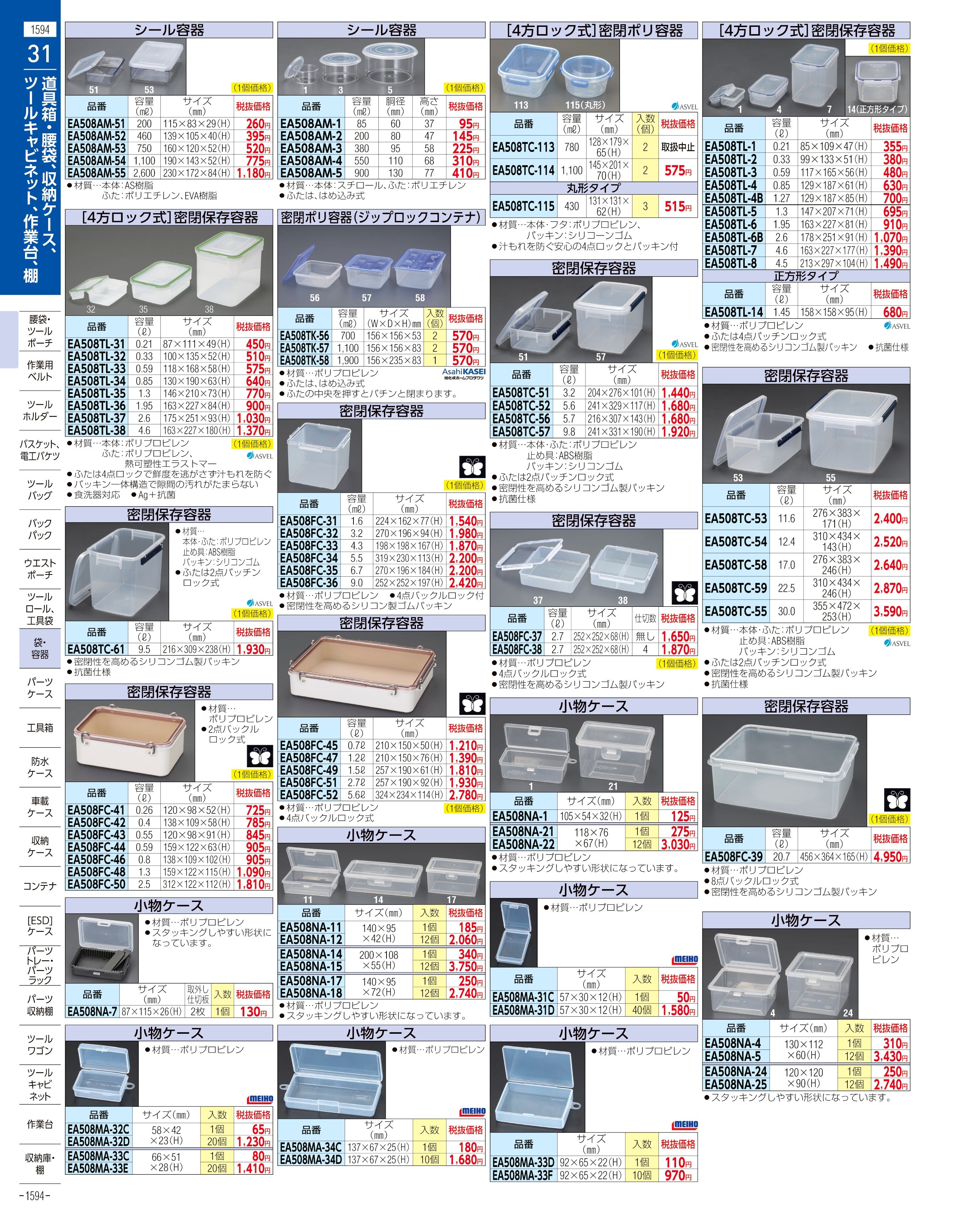 エスコ便利カタログ1594ページ