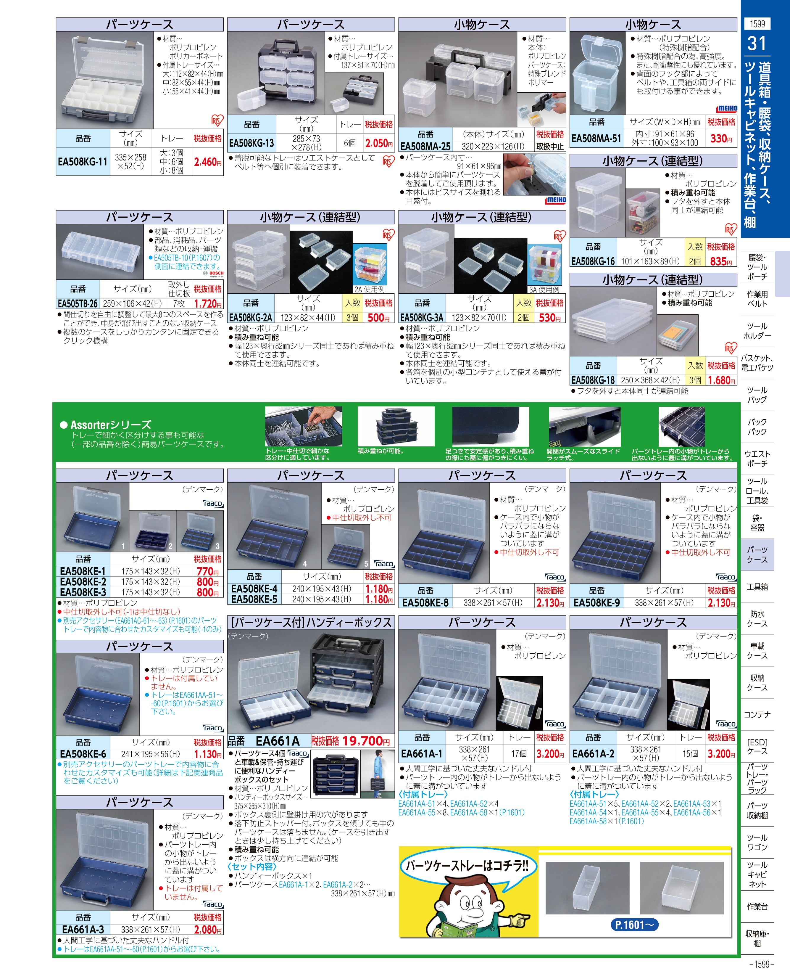 エスコ便利カタログ1599ページ