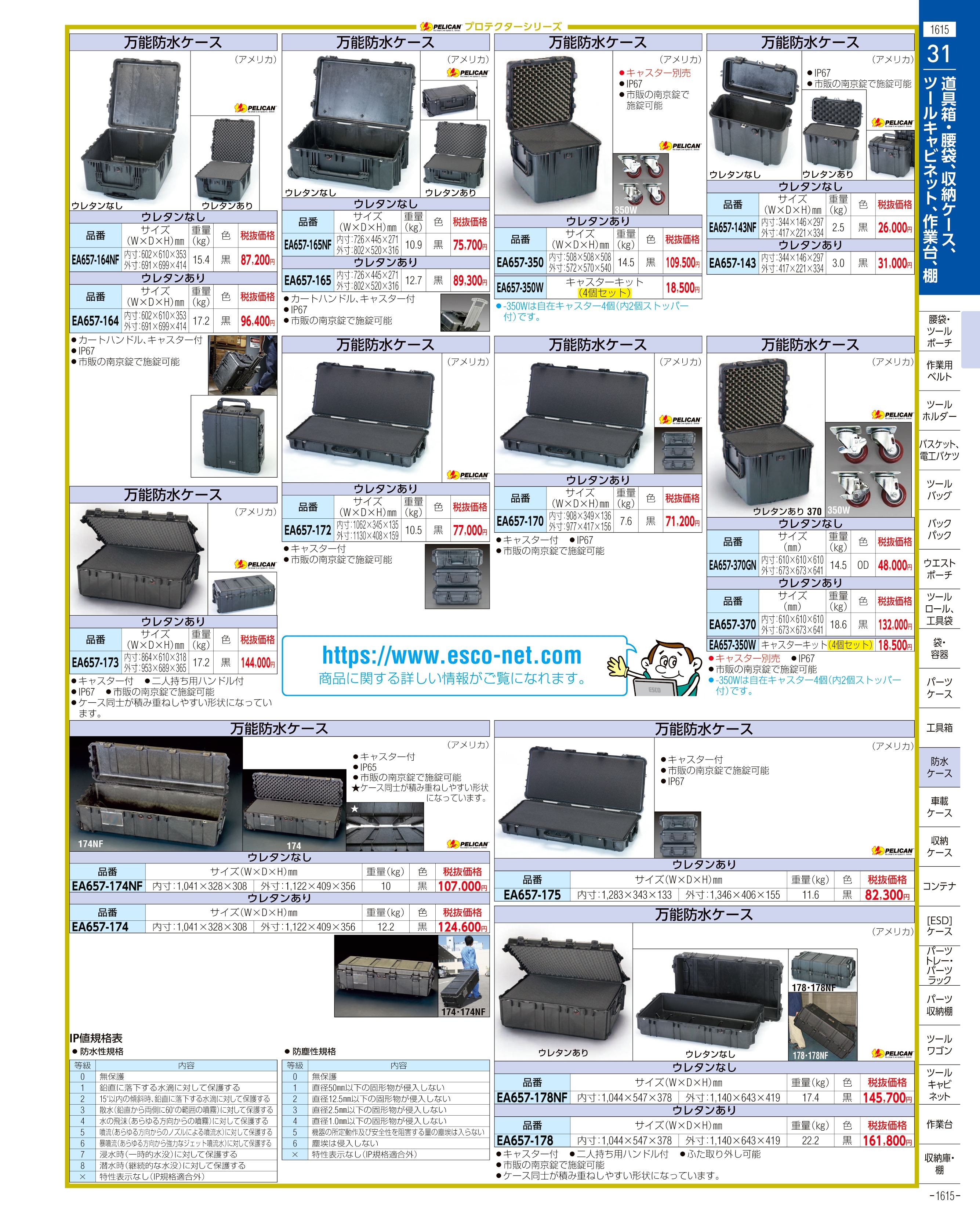 エスコ便利カタログ1615ページ