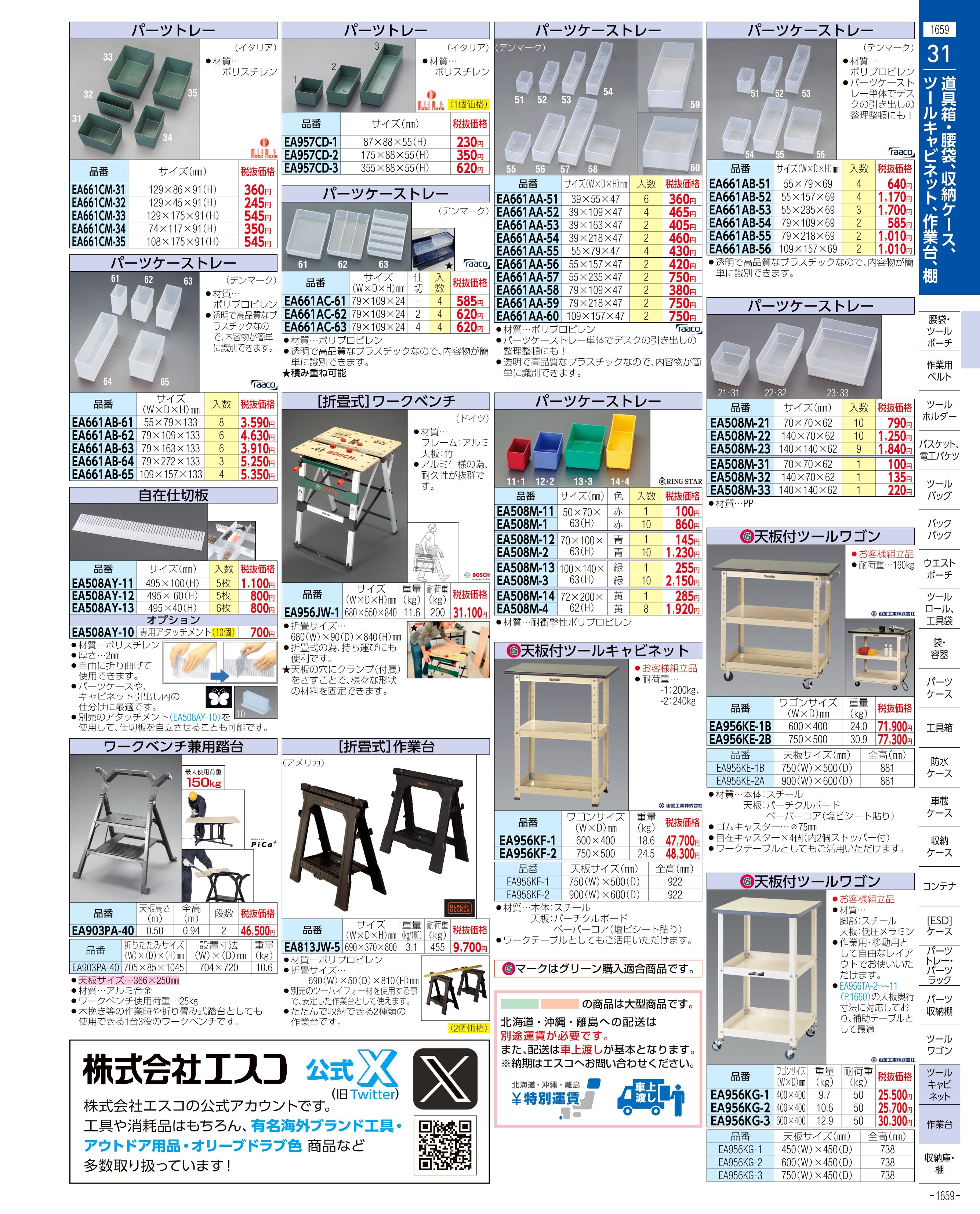 エスコ便利カタログ表紙