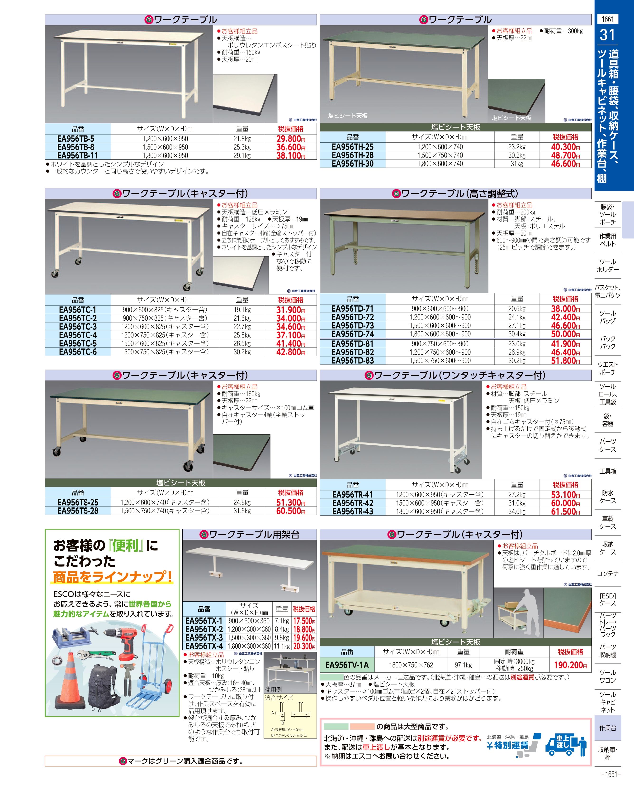 エスコ便利カタログ表紙