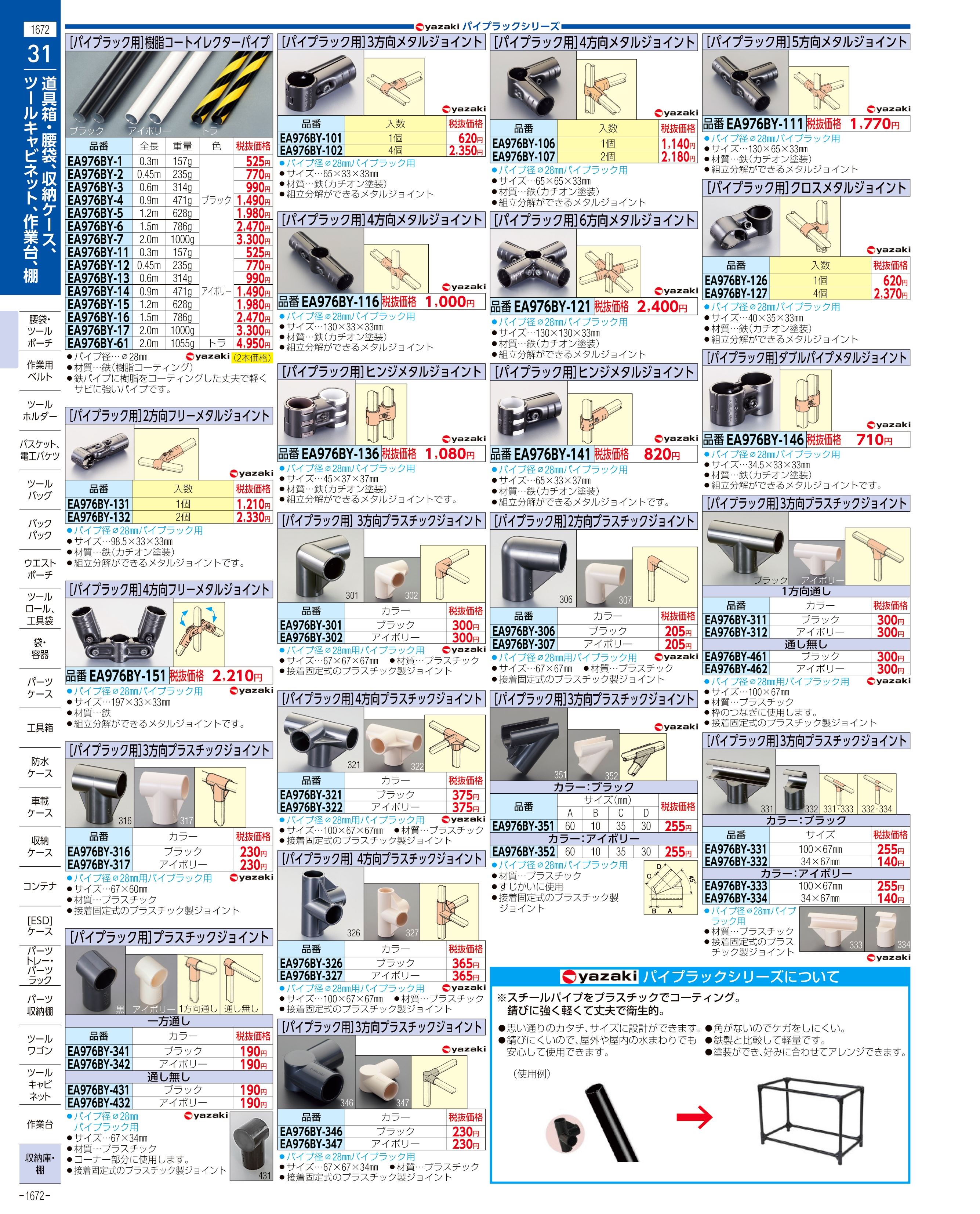 エスコ便利カタログ1672ページ