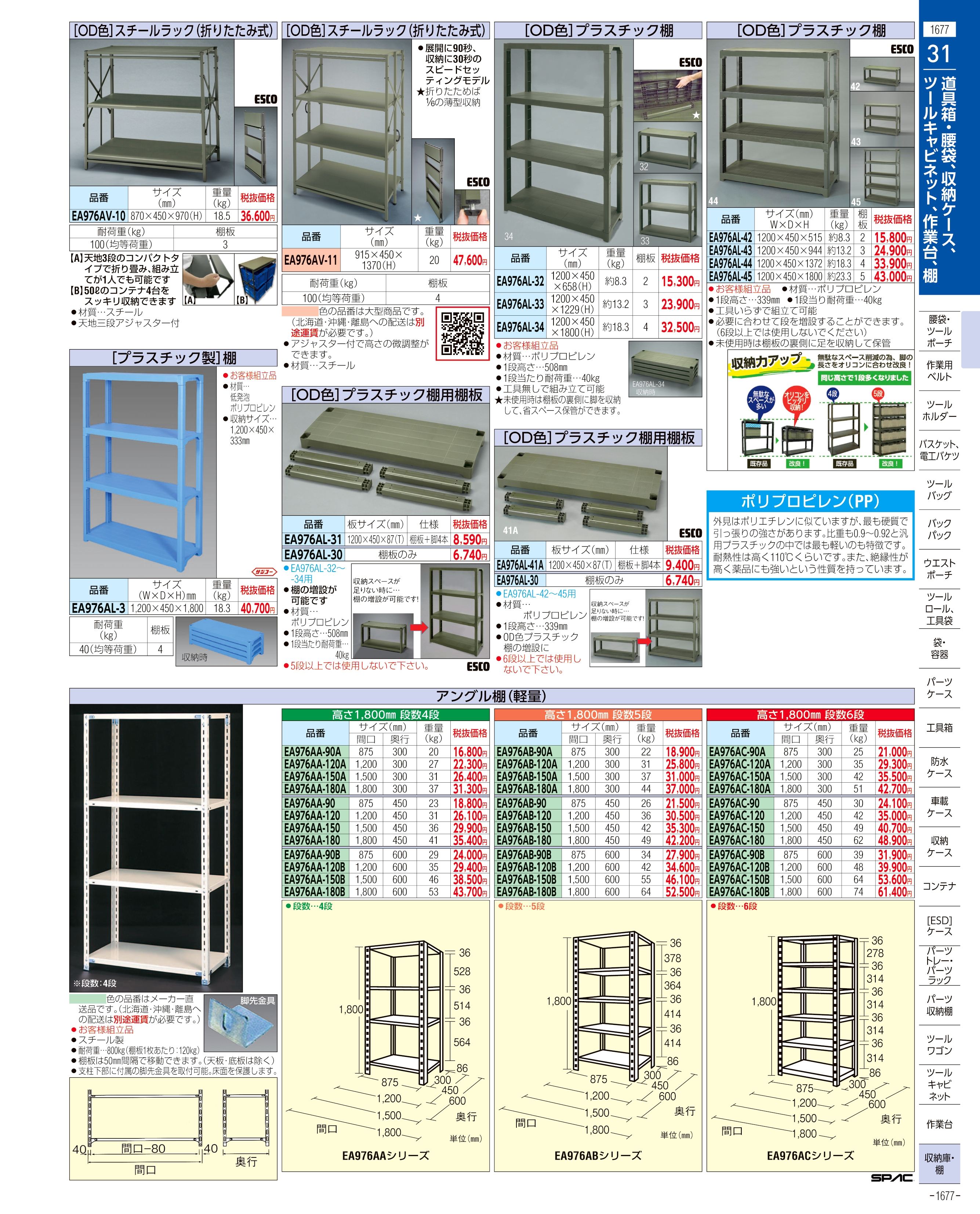 エスコ便利カタログ表紙