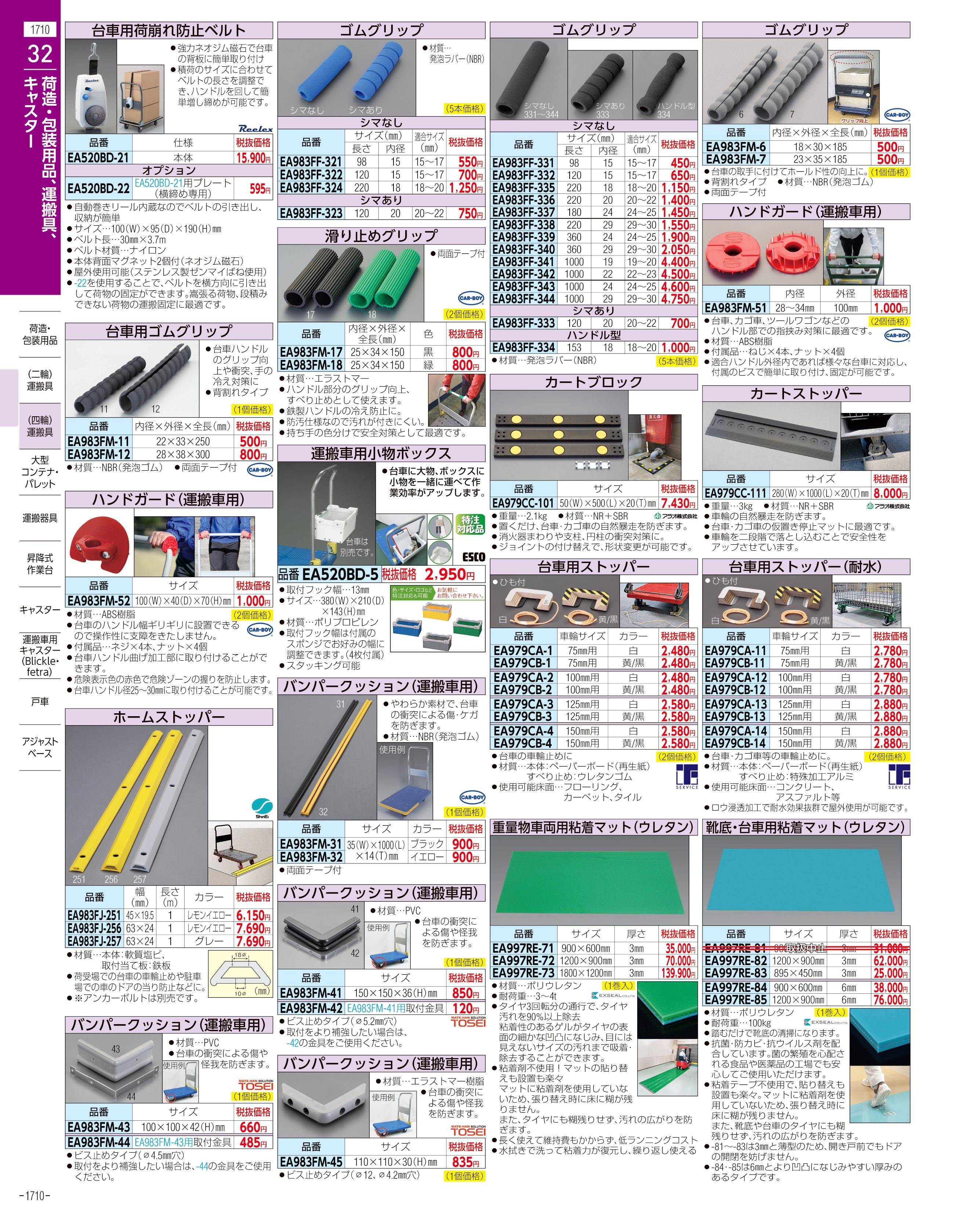 エスコ便利カタログ1710ページ