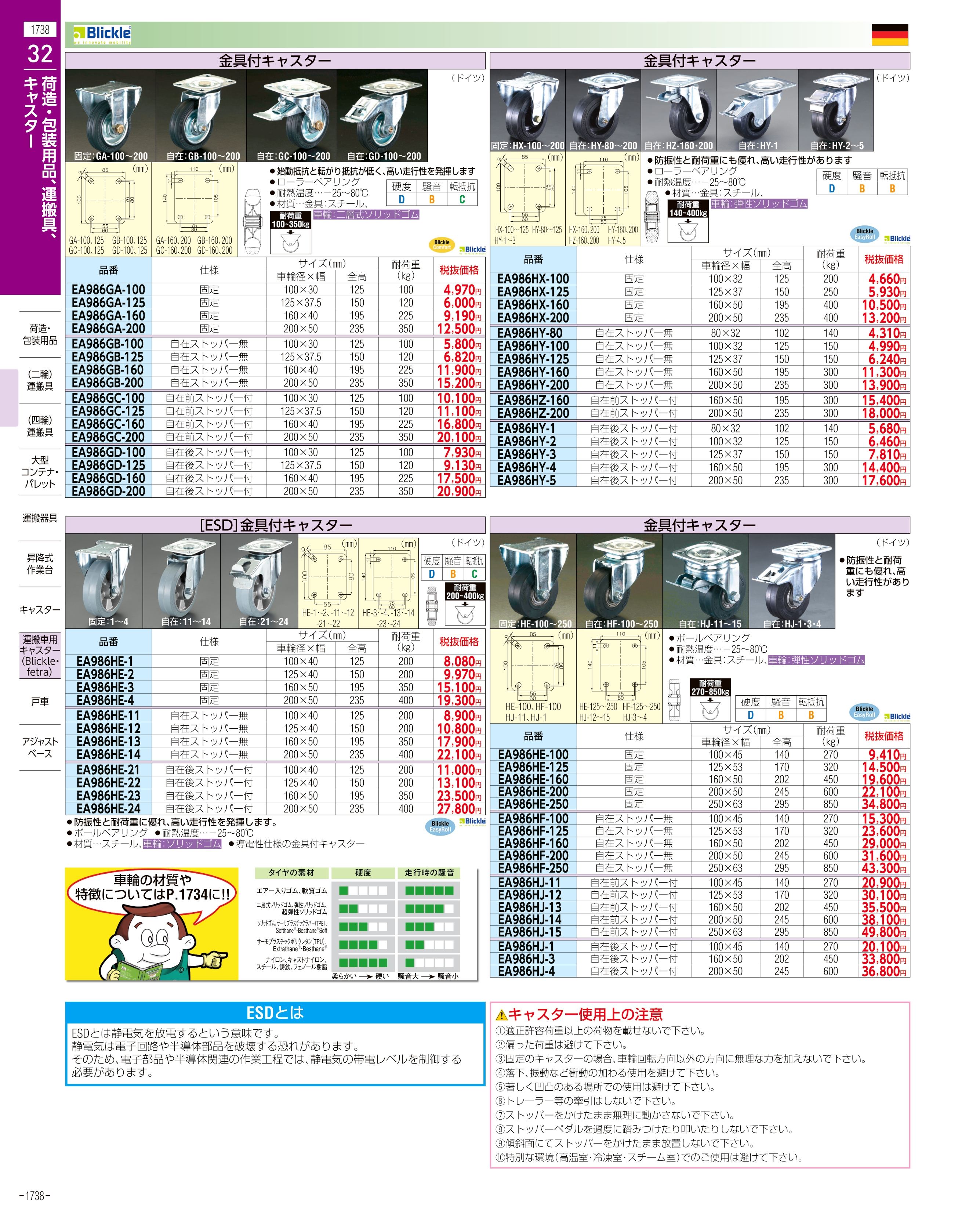 エスコ便利カタログ表紙