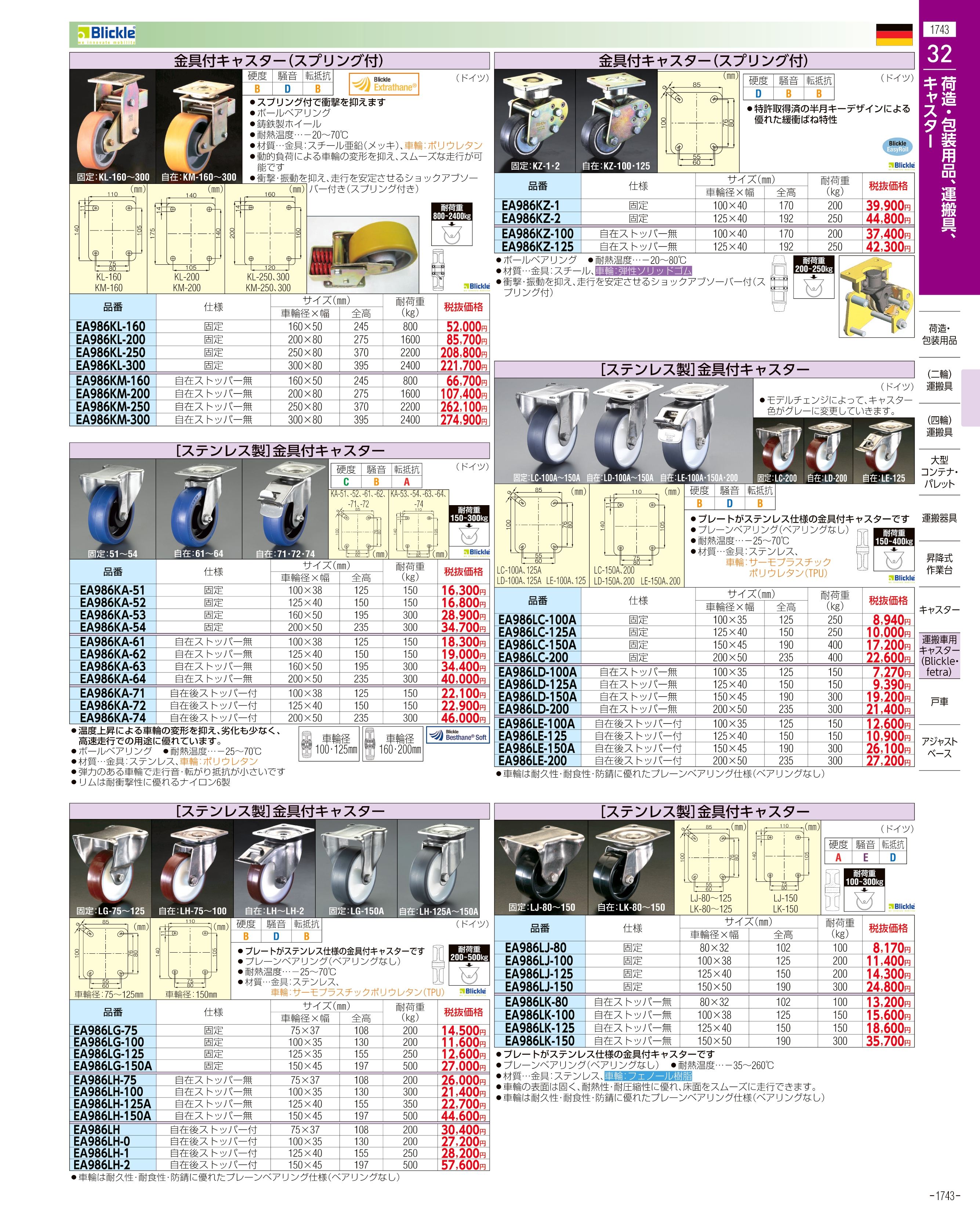 エスコ便利カタログ1743ページ