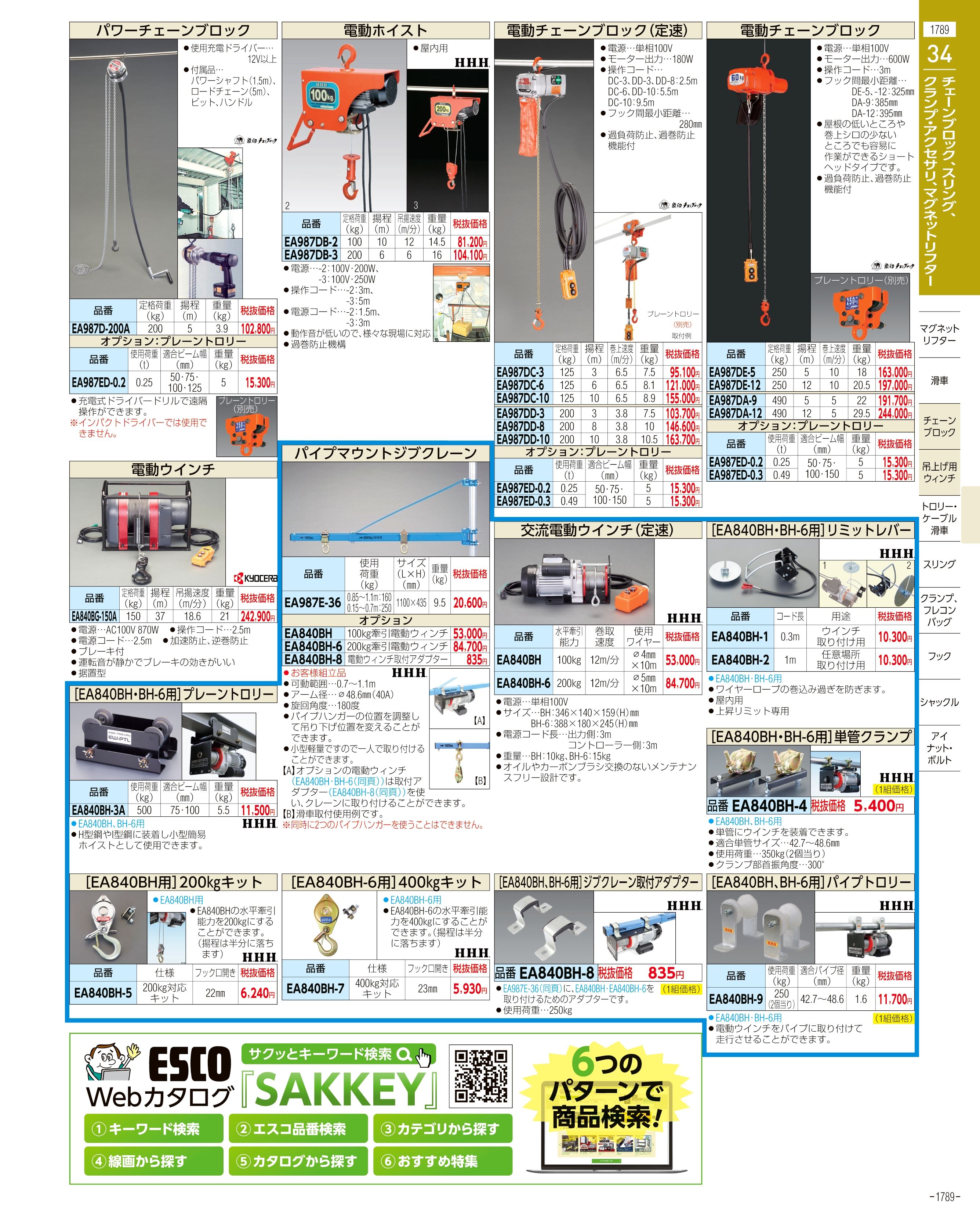 エスコ便利カタログ表紙