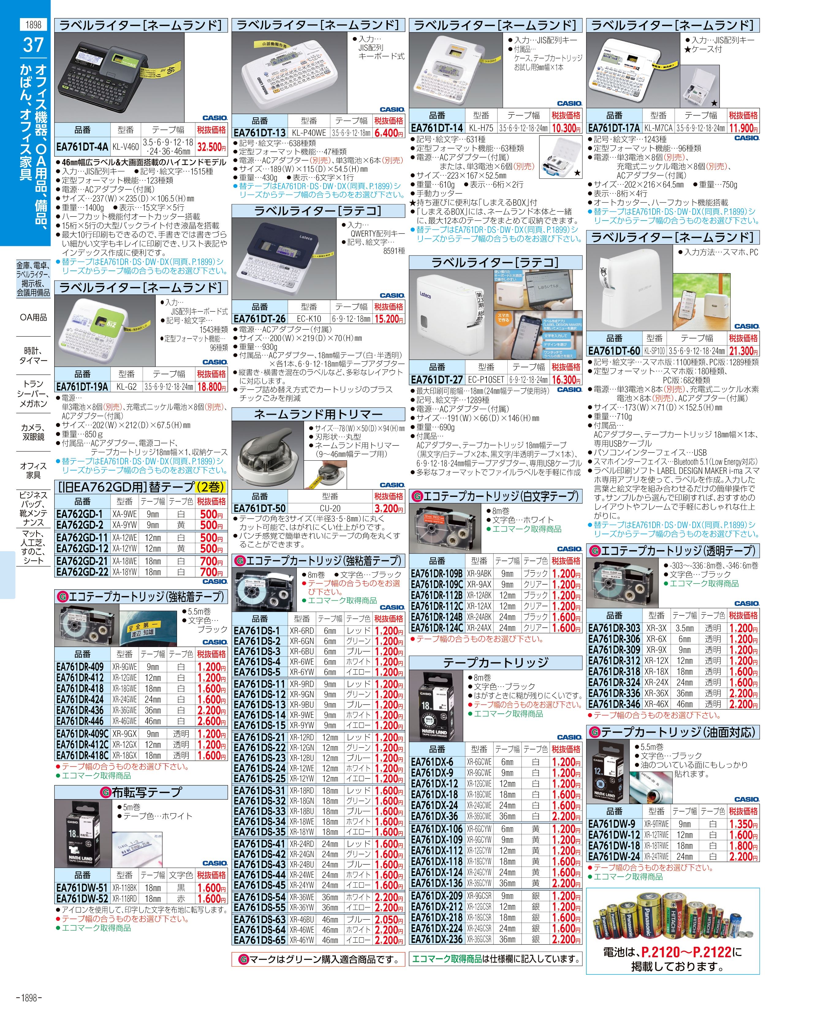 エスコ便利カタログ表紙